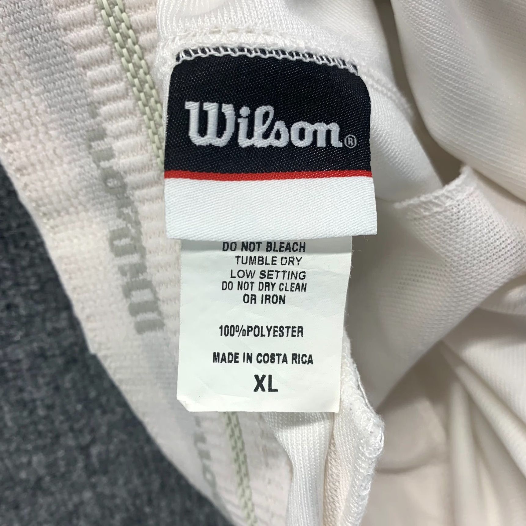 Wilson Wilson Pants Mens XL White Baseball Active Athletic Elastic Snap Button 36x32 Size US 36 / EU 52 - 6 Thumbnail