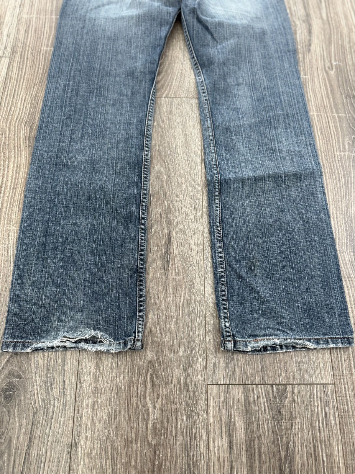 Levi's Vintage Levis Indigo Wash 514 Slim Straight Size US 31 - 5 Thumbnail
