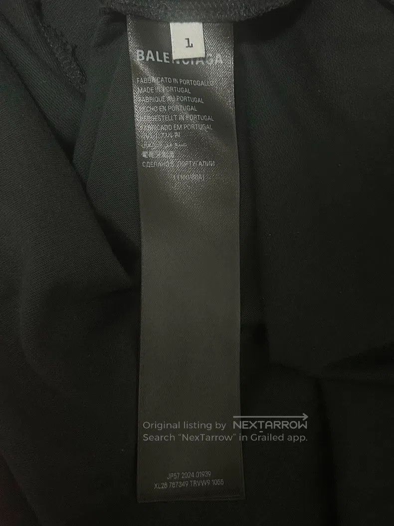 Balenciaga Balenciaga Letter Printed Short Sleeve T-Shirt Size US S / EU 44-46 / 1 - 4 Thumbnail