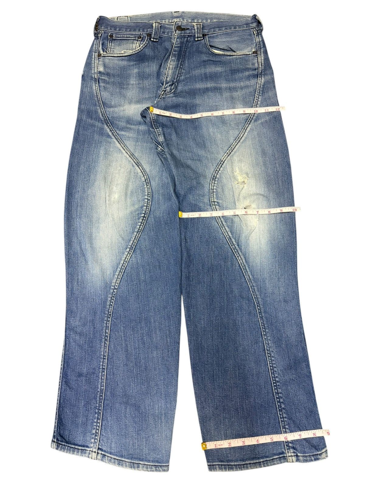 Levi's Vintage 90s Levis Faded Wash Distressed Baggy Jeans Size US 33 - 8 Thumbnail