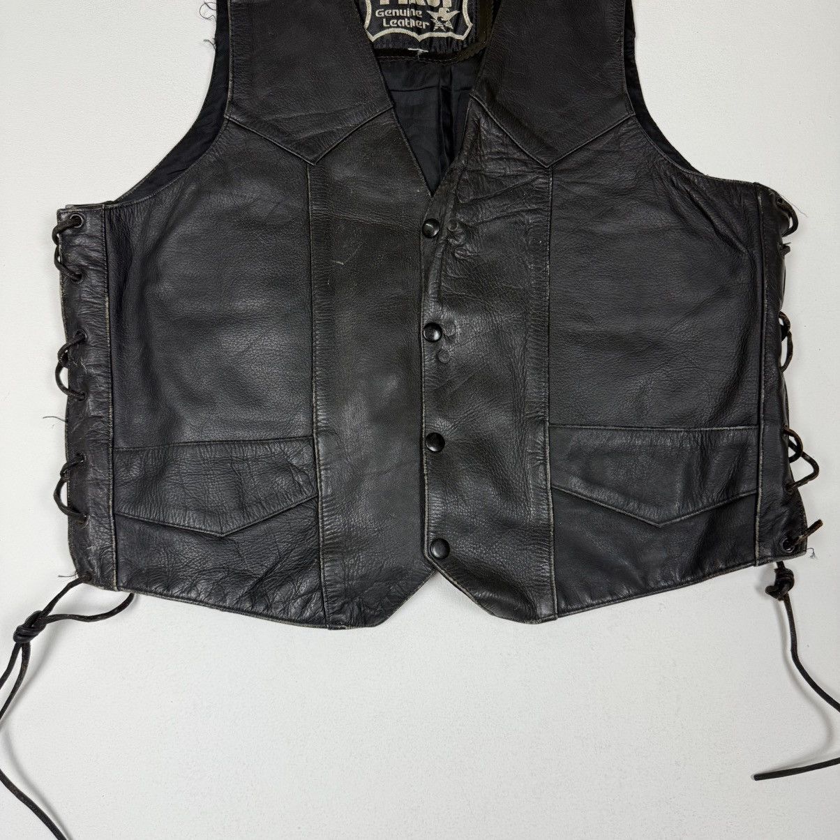 Genuine Leather First Genuine Leather Bondage Vest Size US M / EU 48-50 / 2 - 5 Thumbnail
