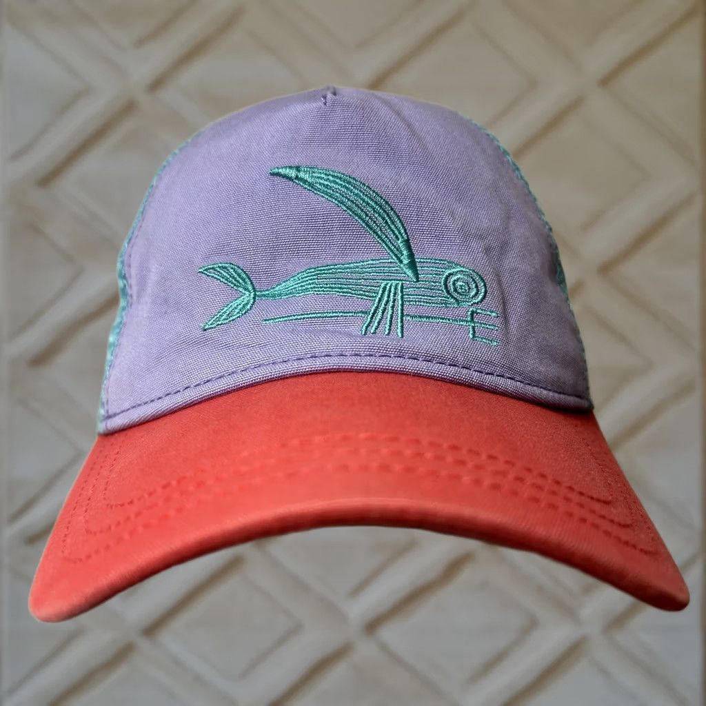 Patagonia Patagonia Flying Fish Trident Snapback Trucker Hat Blue One Size Adjustable Unisex Adults Hat Size ONE SIZE - 1 Thumbnail