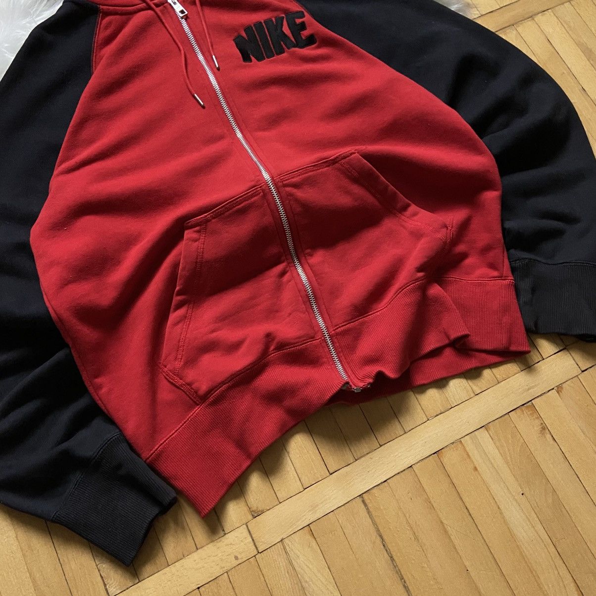 Nike 📌 Vintage Nike LXXII Big Logo Zip-Hoodie Size US L / EU 52-54 / 3 - 7 Thumbnail