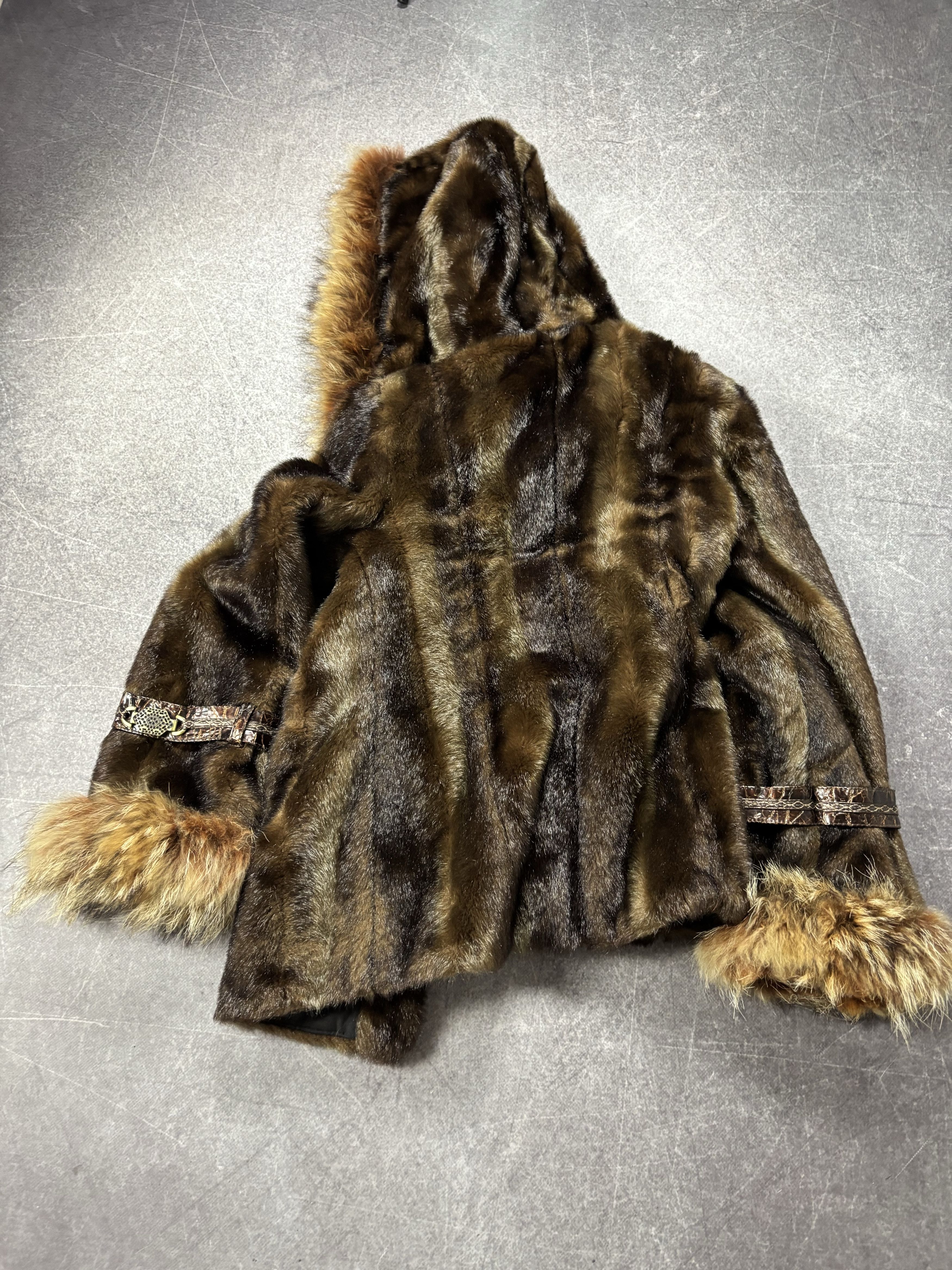 Yohji Yamamoto 80-90S YOHJI YAMAMOTO STYLE LUXURY FAUX FUR COAT JACKET Size M / US 6-8 / IT 42-44 - 7 Thumbnail