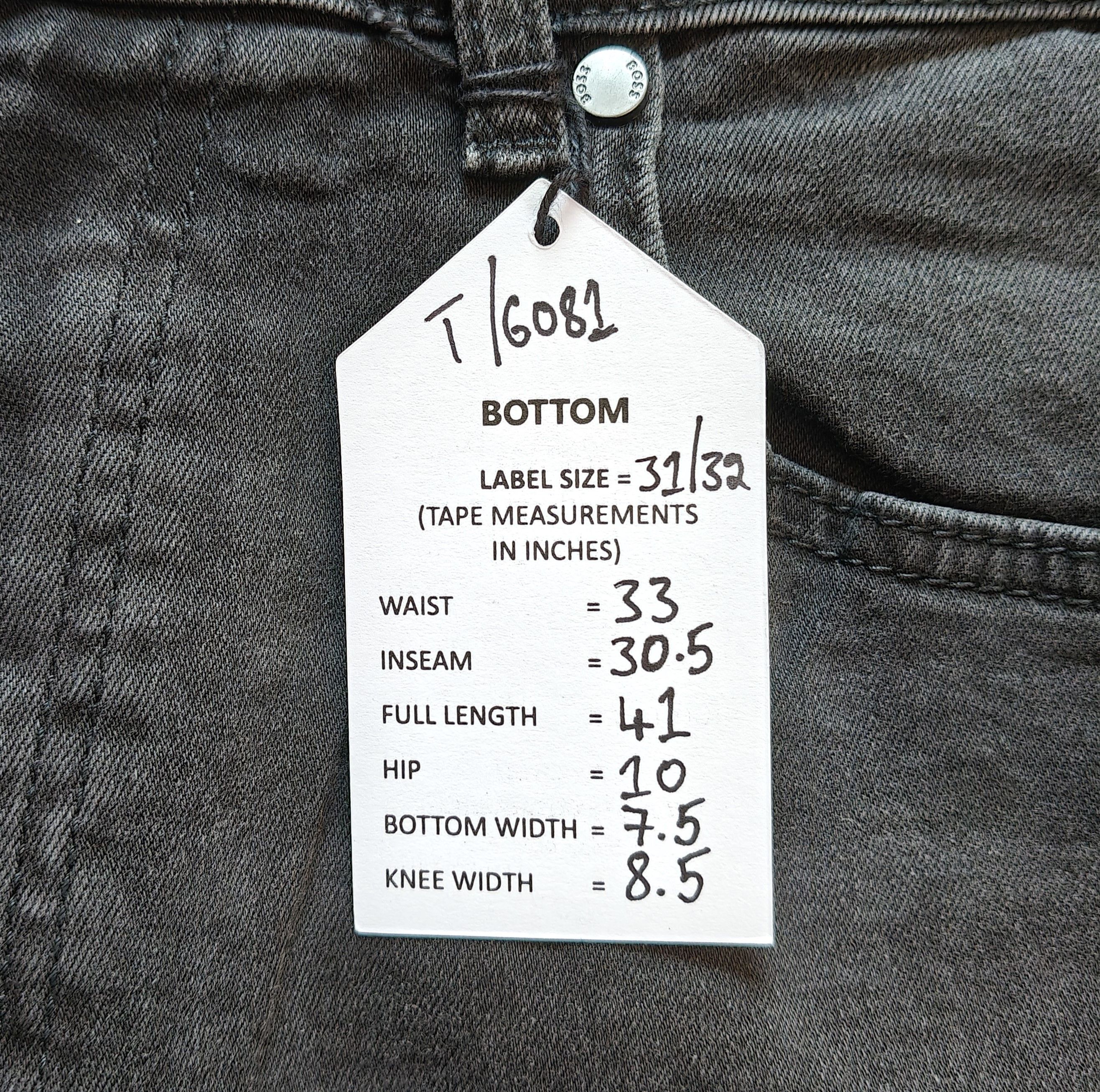 Hugo Boss BOSS ANDERSON Relaxed Fit men's Jeans Free Shipping T/6081 Size US 31 - 11 Thumbnail