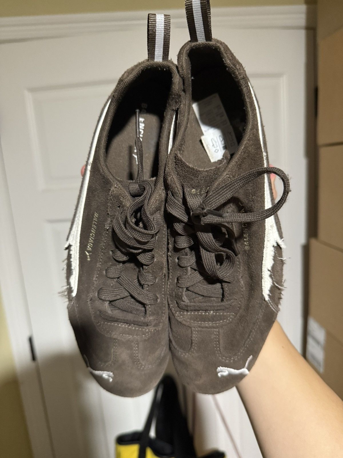 Balenciaga × Puma Balenciaga Puma Brown SpeedCat Size US 8.5 / EU 41-42 - 6 Thumbnail