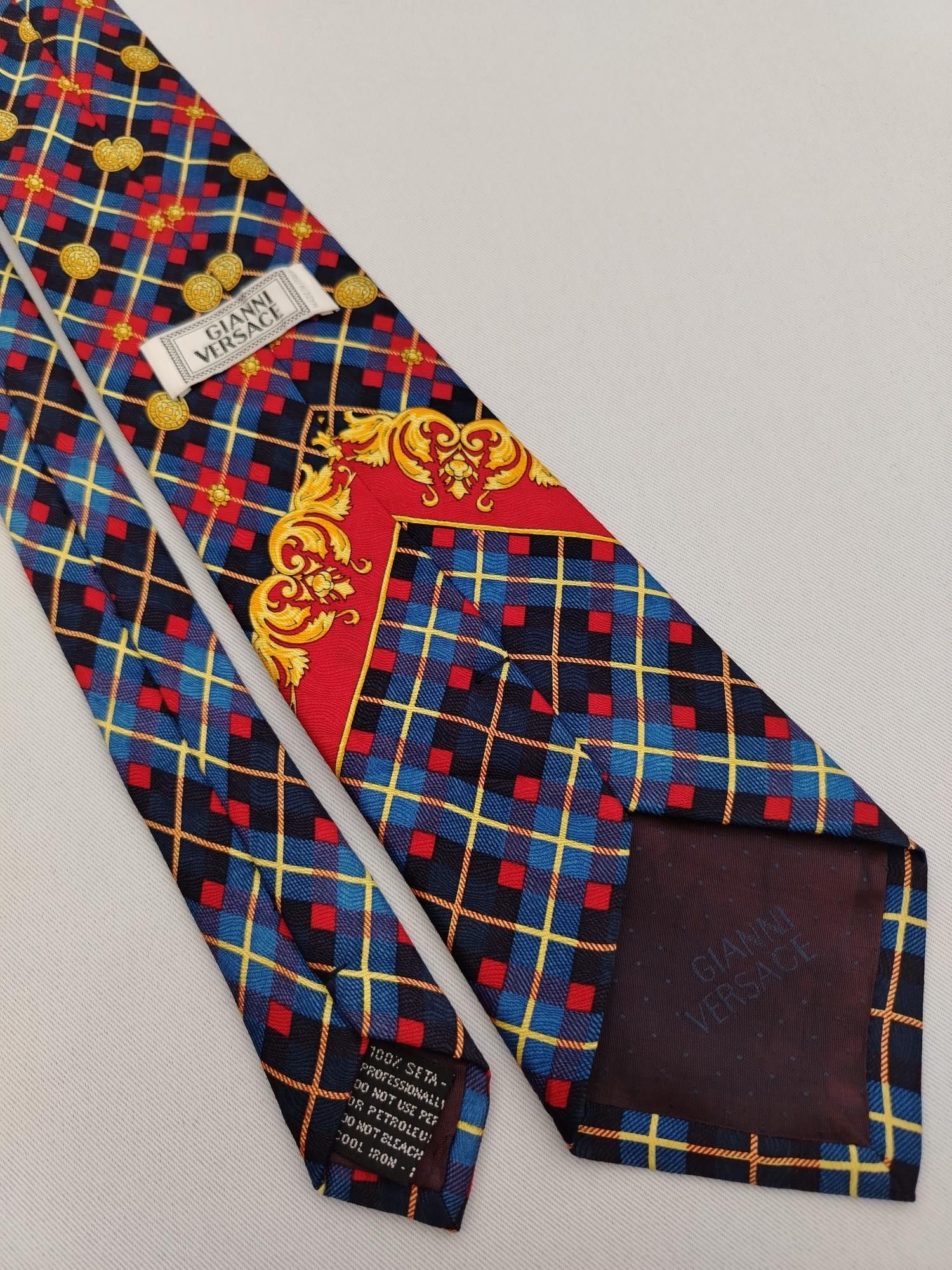 Versace Gianni Versace Jacquard Silk Necktie Scarf Pattern Tie Size ONE SIZE - 5 Thumbnail