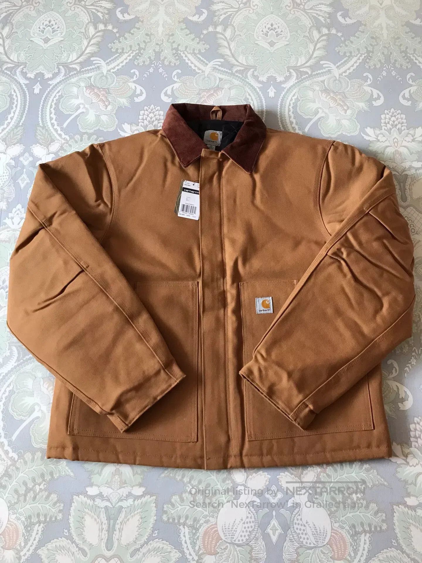 Carhartt Carhartt J002 Brown Canvas Work Jacket. Size US L / EU 52-54 / 3 - 1 Thumbnail