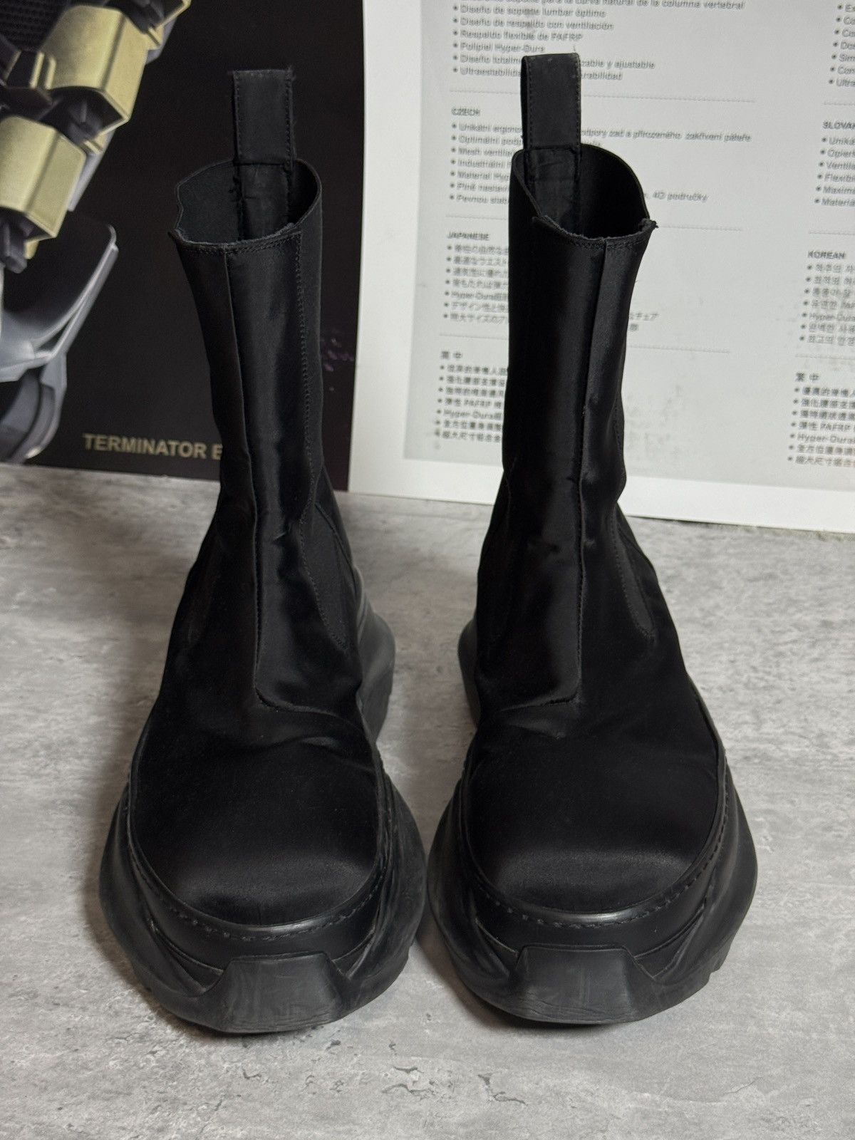 Rick Owens RICK OWENS AW21 Black Satin Beatle Abstract Nylon Boots Size US 8.5 / EU 41-42 - 5 Thumbnail