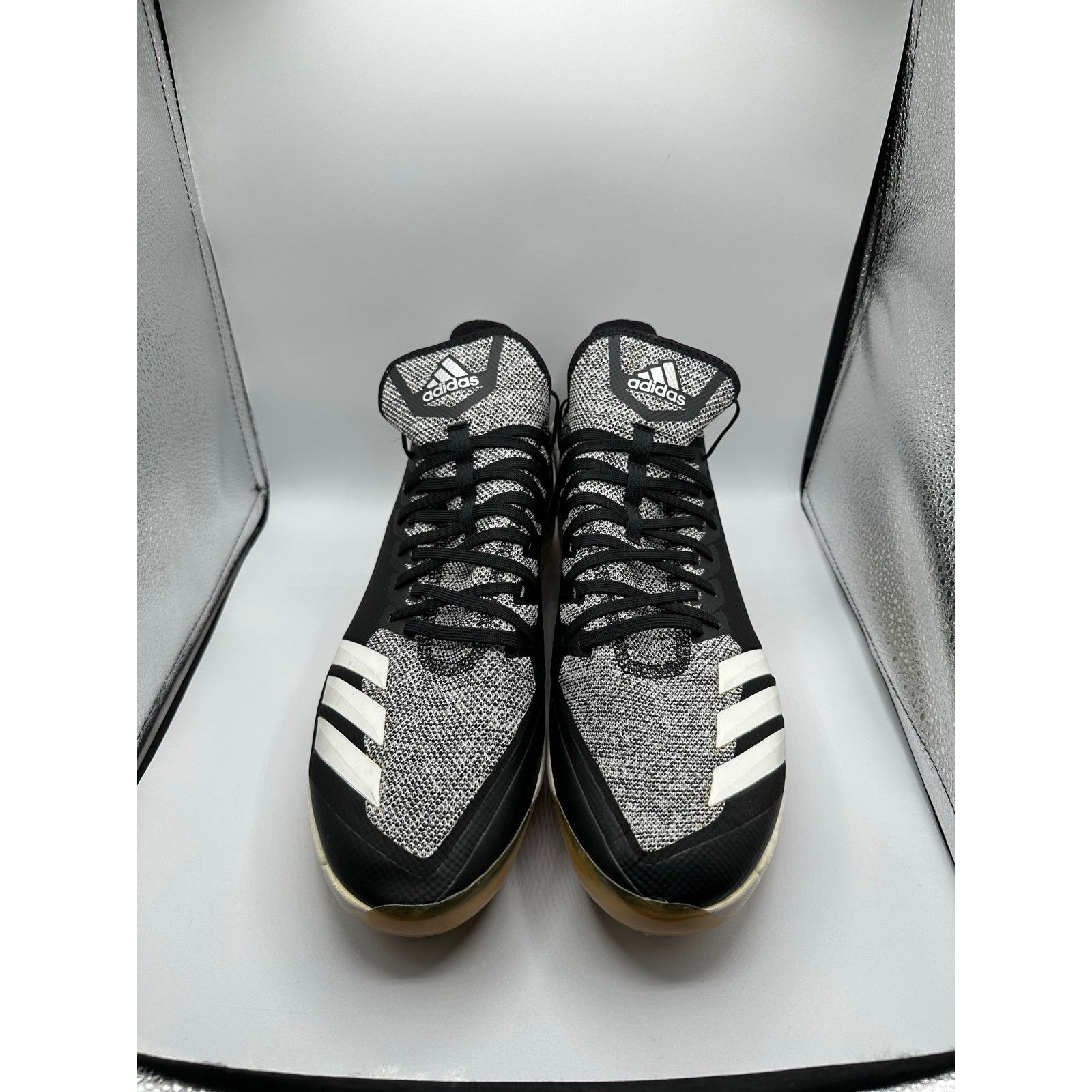 Adidas Adidas Icon 4 Boost Primknit “Oreo” Baseball Cleat size 13.5 Size US 13 / EU 46 - 2 Thumbnail