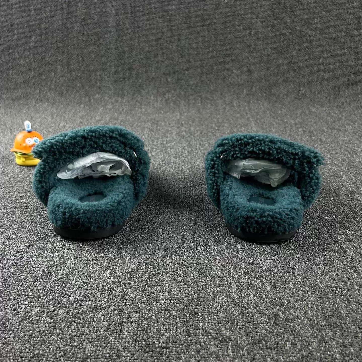 Hermes Hermes Teddy Slippers Green 38EU Near New Size US 7.5 / IT 37.5 - 5 Thumbnail