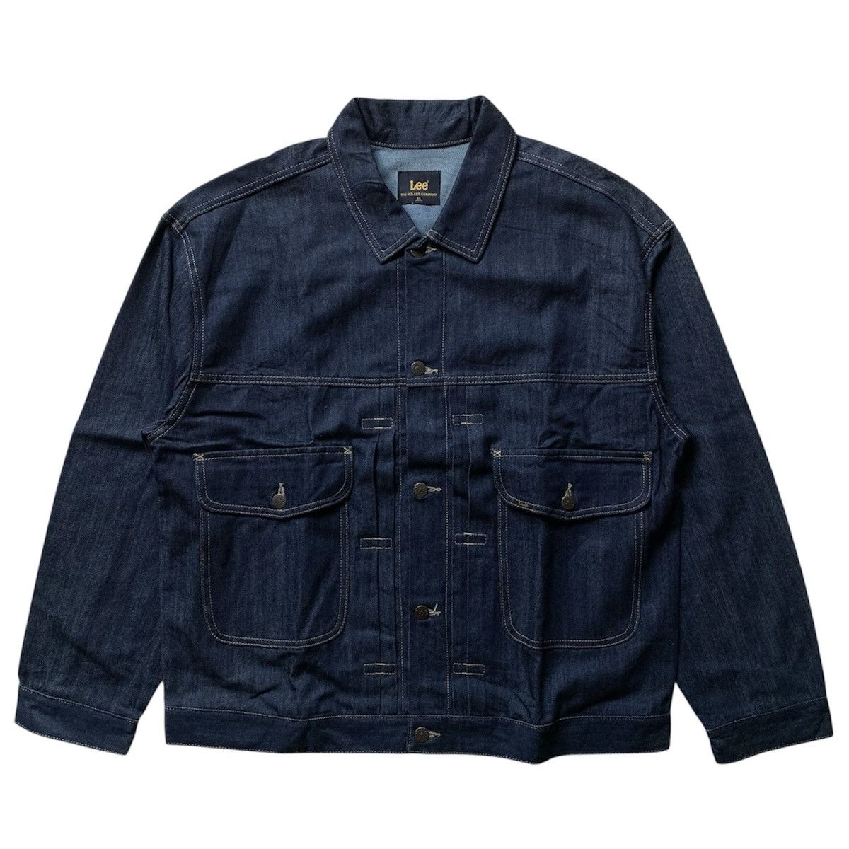 Lee 2000s Lee Denim Jacket Type 2 Big Pocket Ifsix Lgb Style Size US XL / EU 56 / 4 - 1 Thumbnail