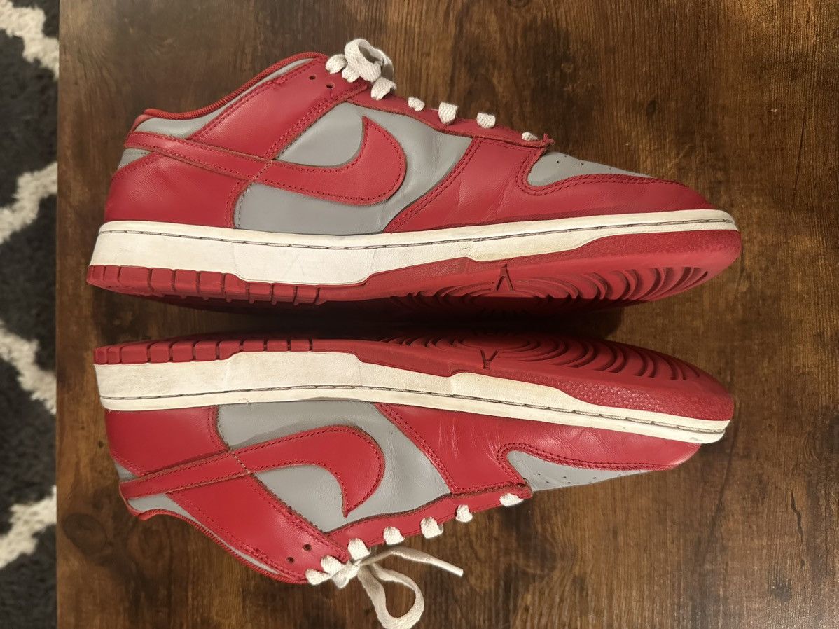 Nike Nike Dunk Low Retro UNLV (2021) Grey and Varsity Red Size US 12 / EU 45 - 7 Thumbnail