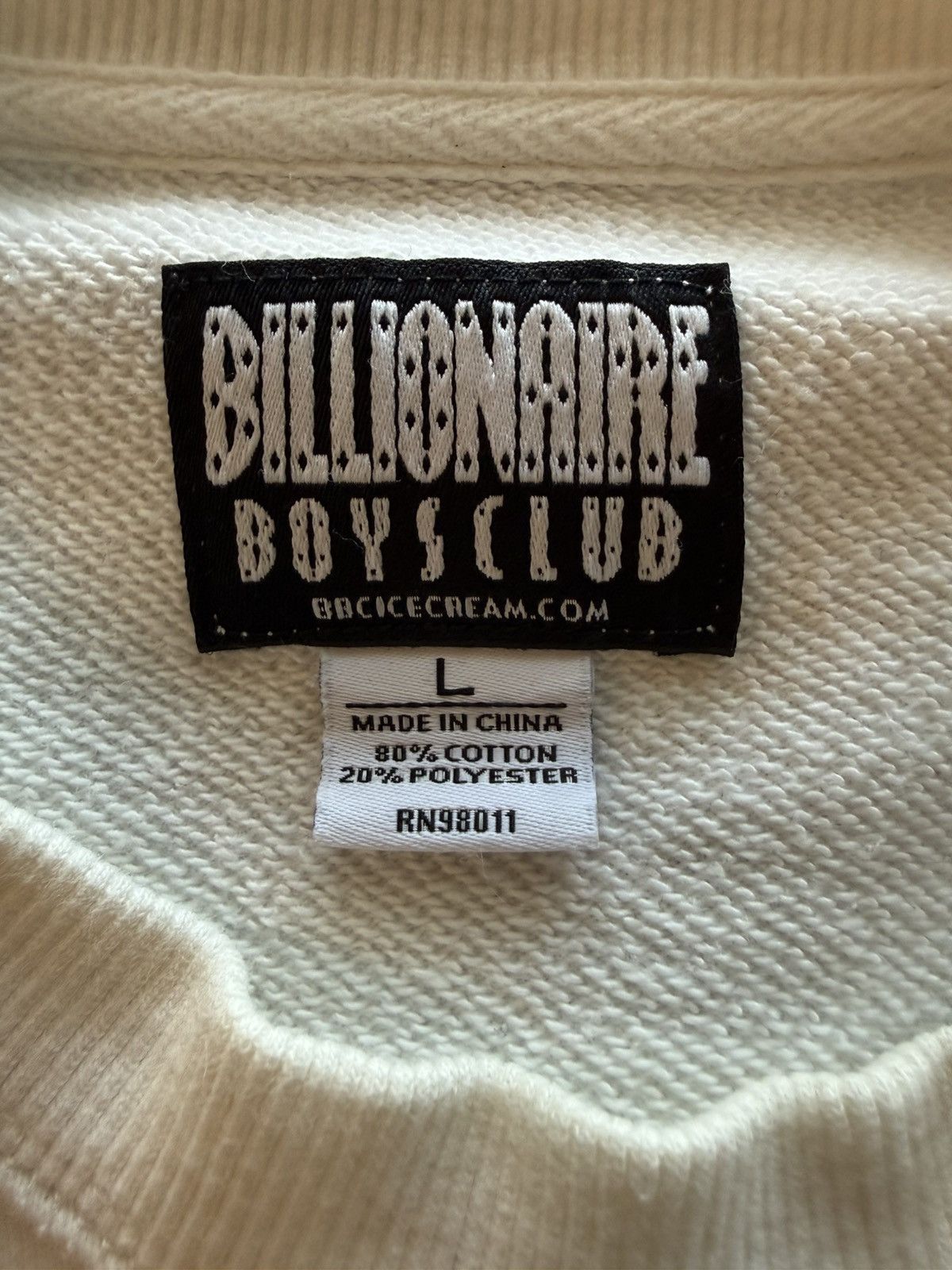 Billionaire Boys Club Billionaire Boys Club Crewneck ‘white’ Size US L / EU 52-54 / 3 - 7 Thumbnail