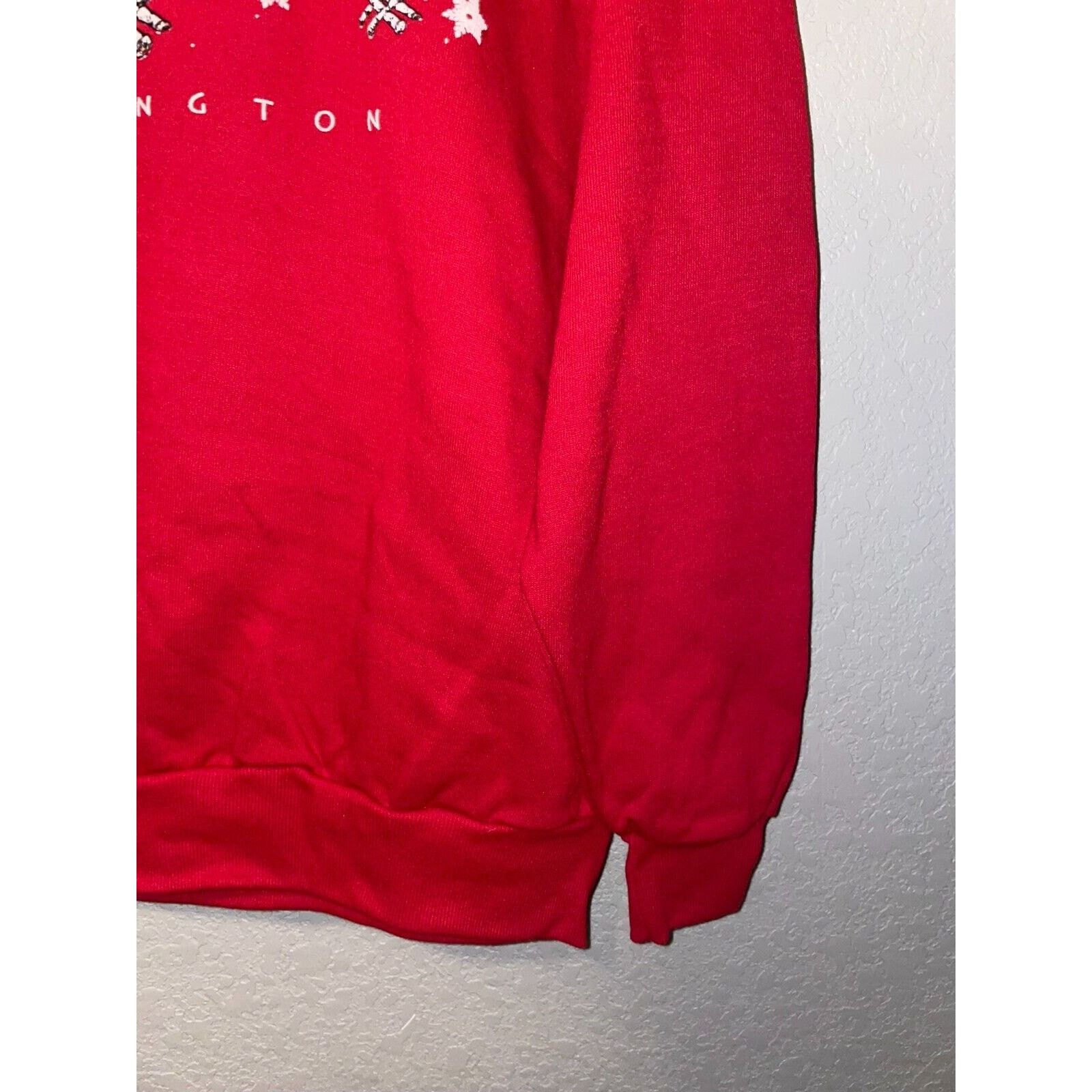 Jerzees Vintage Washington Sweatshirt Crewneck Love Red 90s VTG XL Size US XL / EU 56 / 4 - 6 Thumbnail