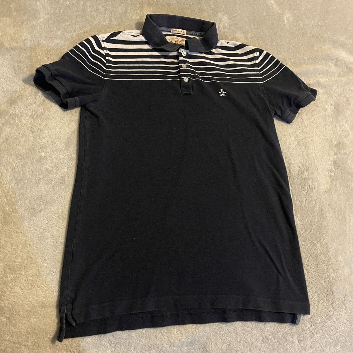 Other Penguin Shirt Men Small Blue Polo Heritage Slim Fit Preppy Size US S / EU 44-46 / 1 - 1 Thumbnail