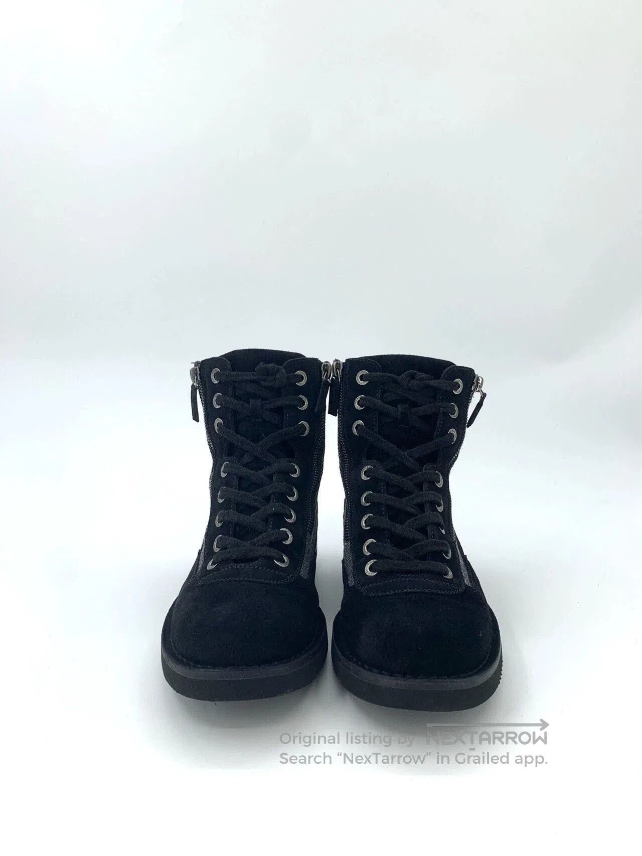 Chanel Chanel Suede Lace-Up Short Boots. Size US 7 / EU 40 - 3 Thumbnail