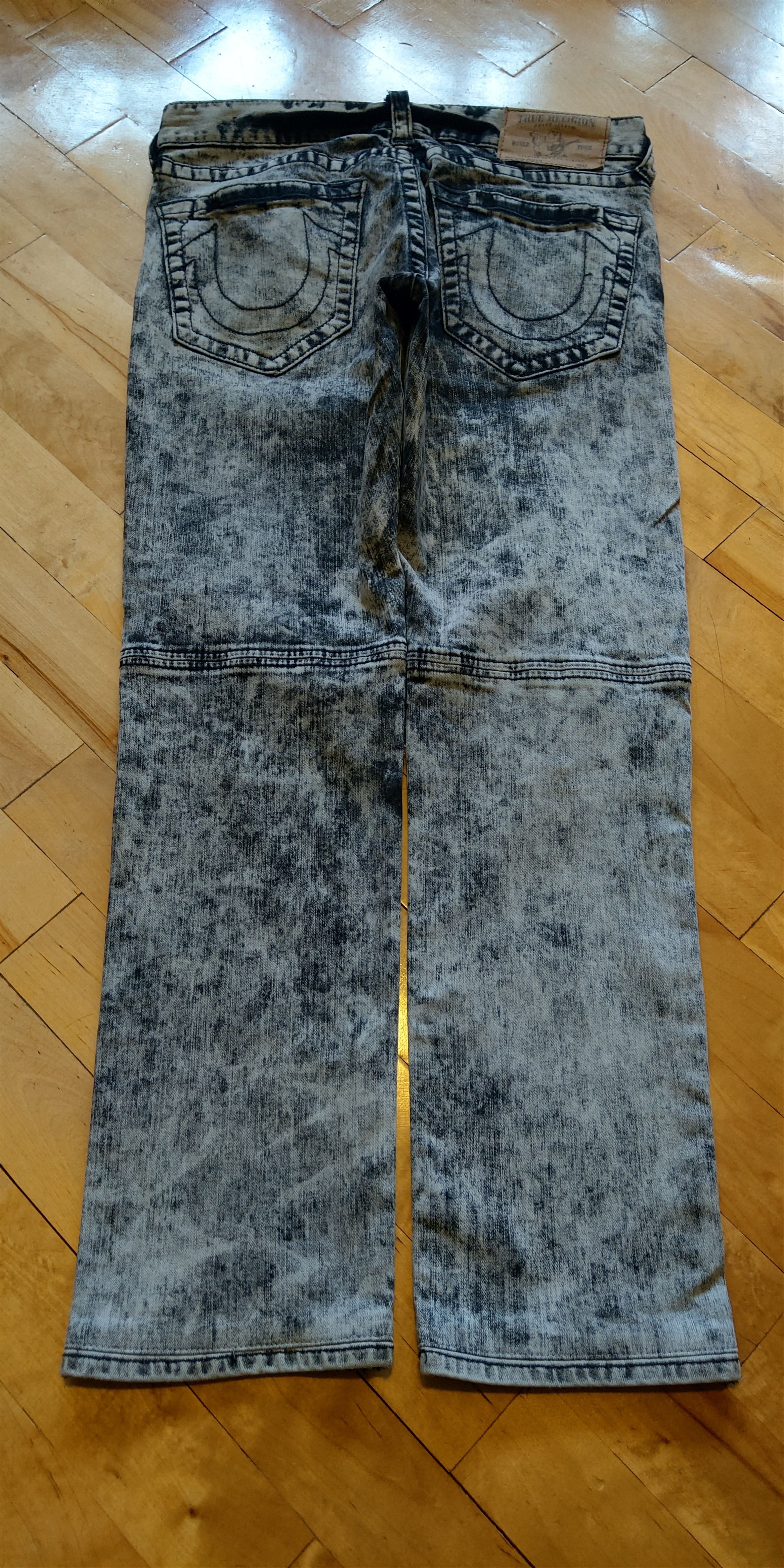 True Religion Rare 'Slim Moto' Pants True Religion Denim Goth alt Rage Neo Size US 32 / EU 48 - 17 Thumbnail