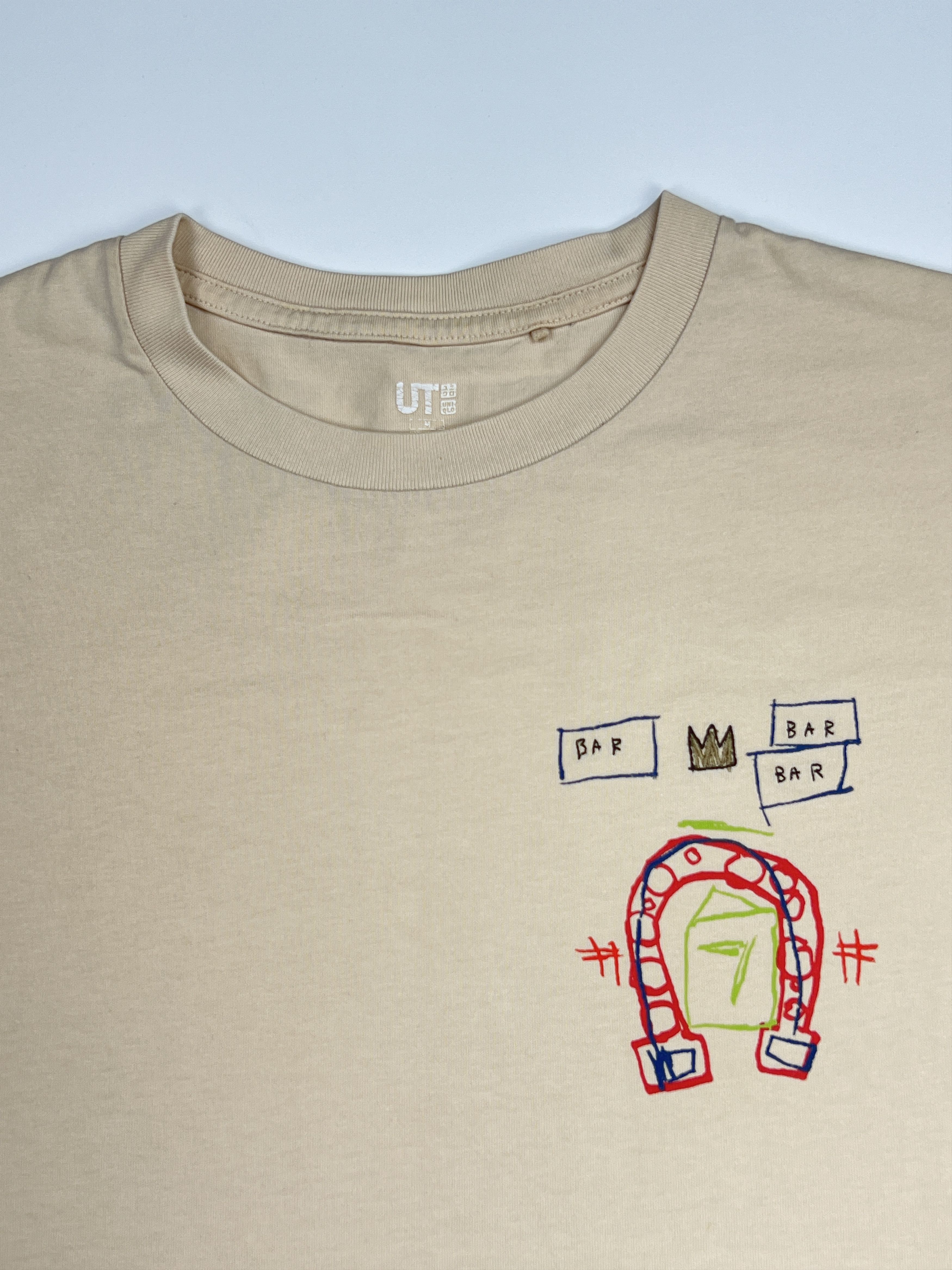 Jean-Michel Basquiat × Uniqlo Uniqlo Basquiat Bar Graphic Tee "Love is a lie" Size US M / EU 48-50 / 2 - 4 Thumbnail