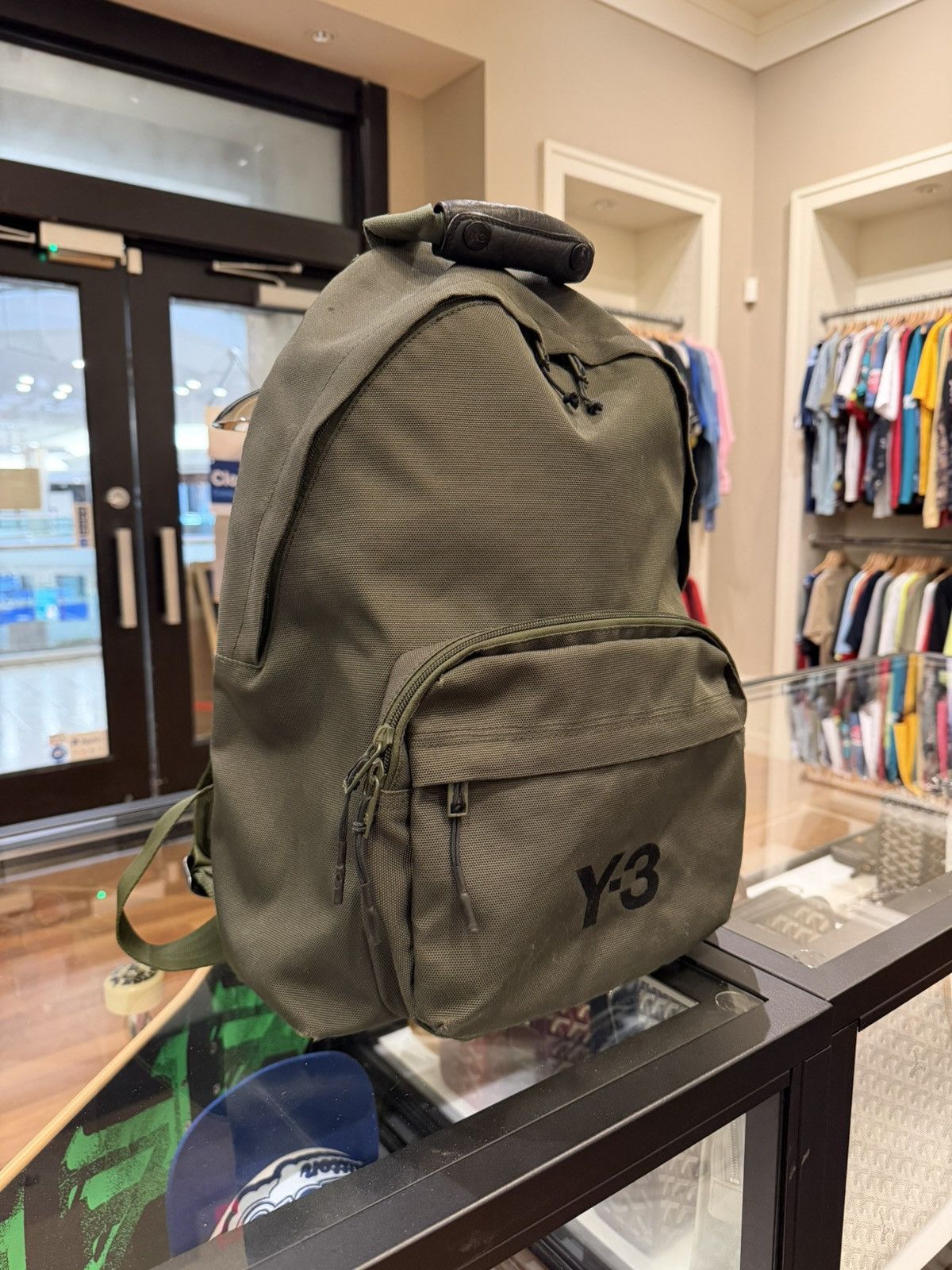 Y-3 Y-3 Classic Backpack - Olive Khaki Size ONE SIZE - 1 Thumbnail