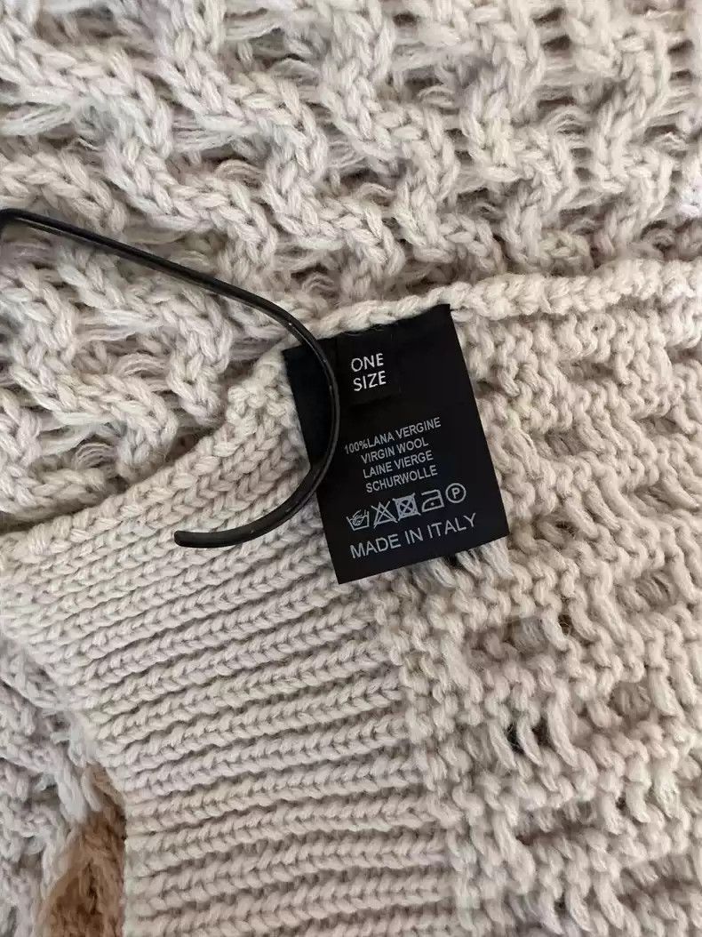 Raf Simons Raf Simons 18AW autumn and winter show scarf sweater Size US L / EU 52-54 / 3 - 4 Thumbnail