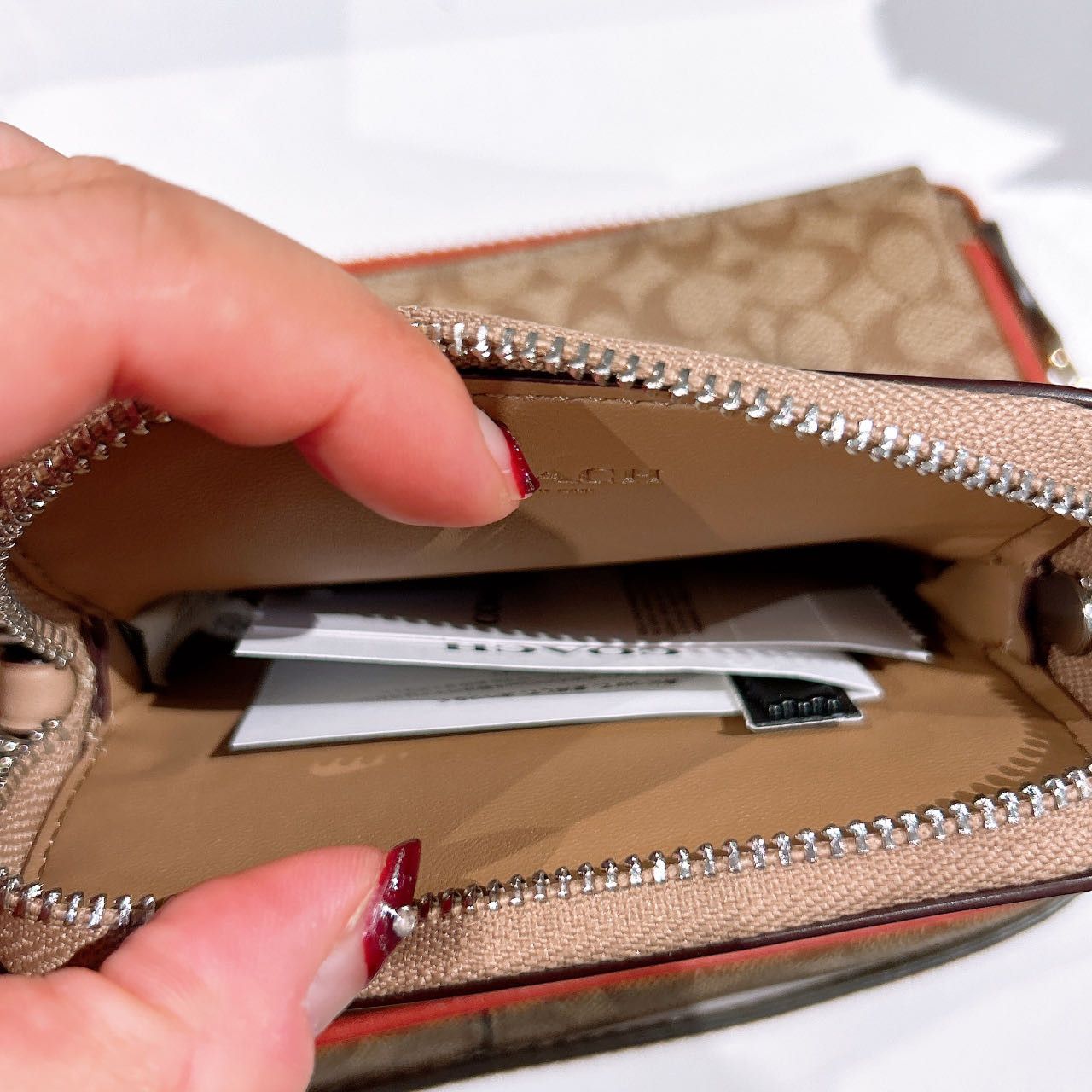 Coach Coach Zip Card Case CW883 Size ONE SIZE - 3 Thumbnail