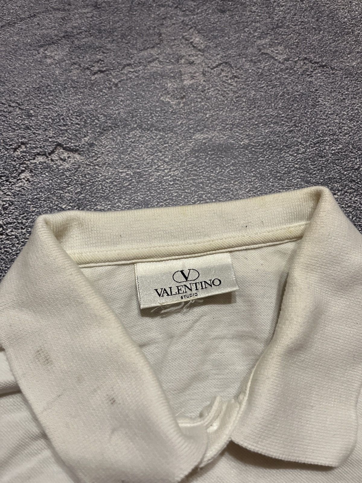 Valentino × Vintage Vintage Valentino Studio Polo Shirt Size US XL / EU 56 / 4 - 5 Thumbnail