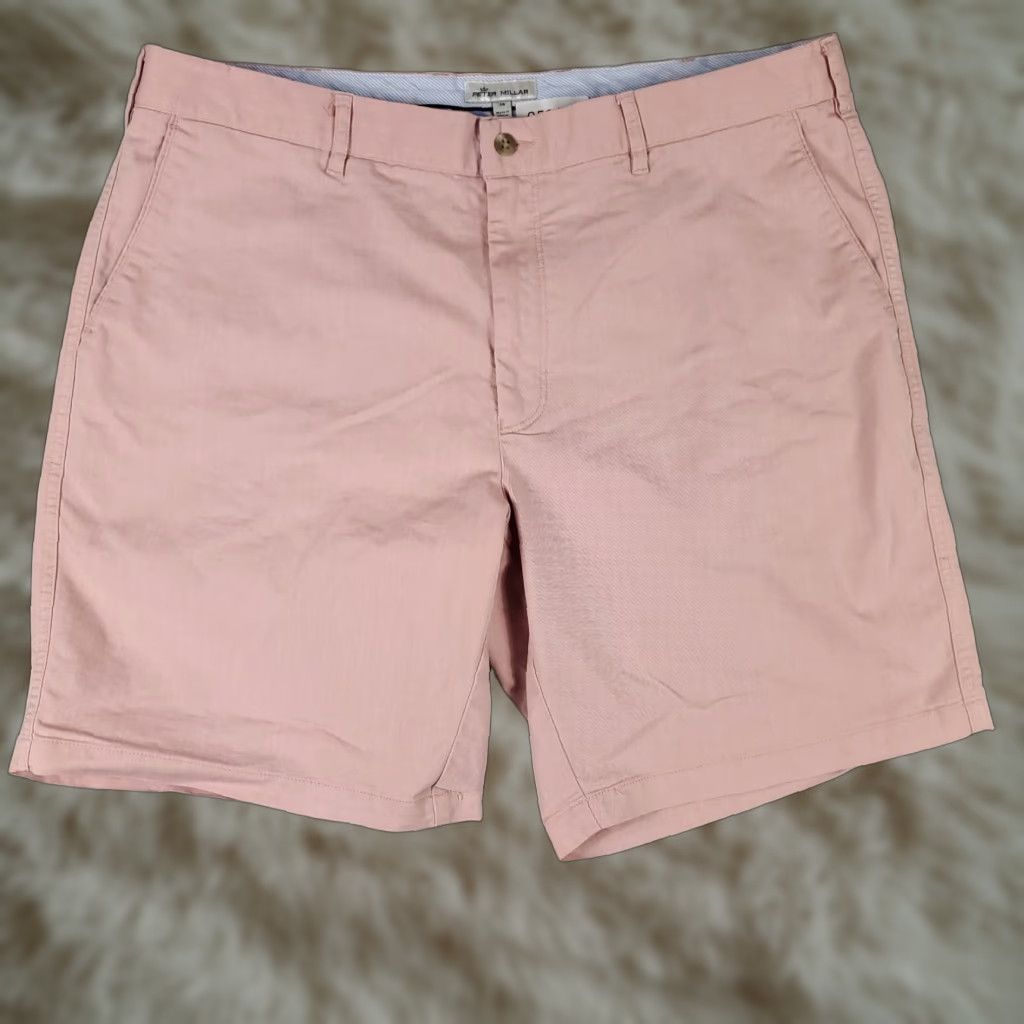 Peter Millar Peter Millar Shorts Mens Size 38 Pink Golf Flat Front Casual Chino Size US 38 / EU 54 - 1 Thumbnail
