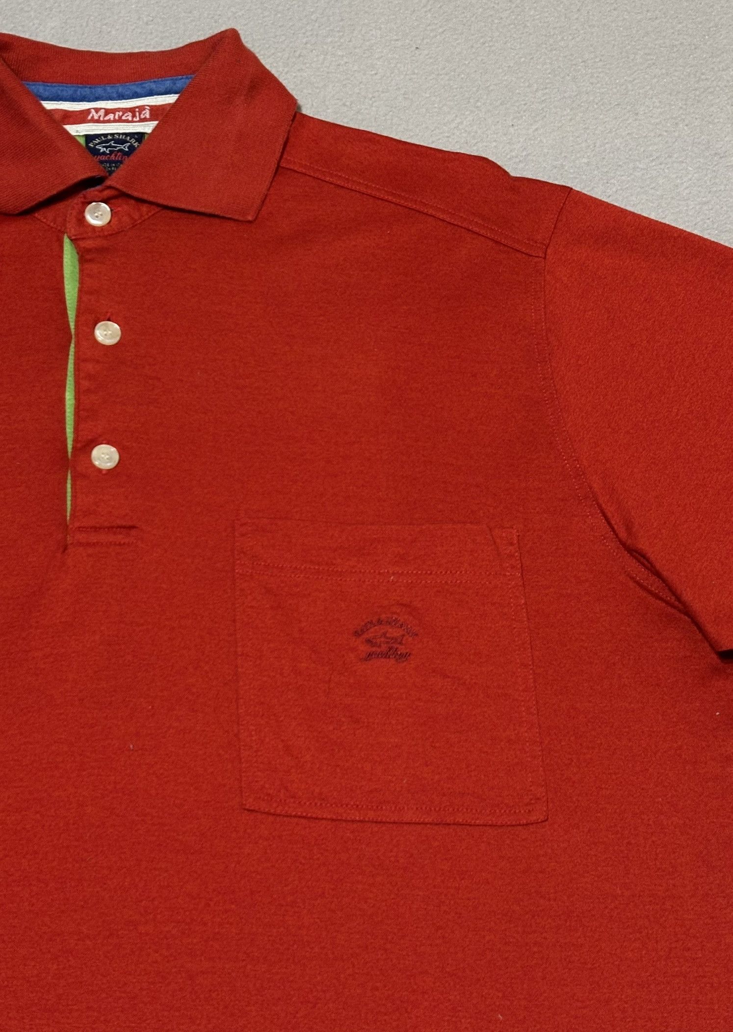 Paul & Shark Paul & Shark Yachting Maraja Red Polo Large Size US L / EU 52-54 / 3 - 6 Thumbnail