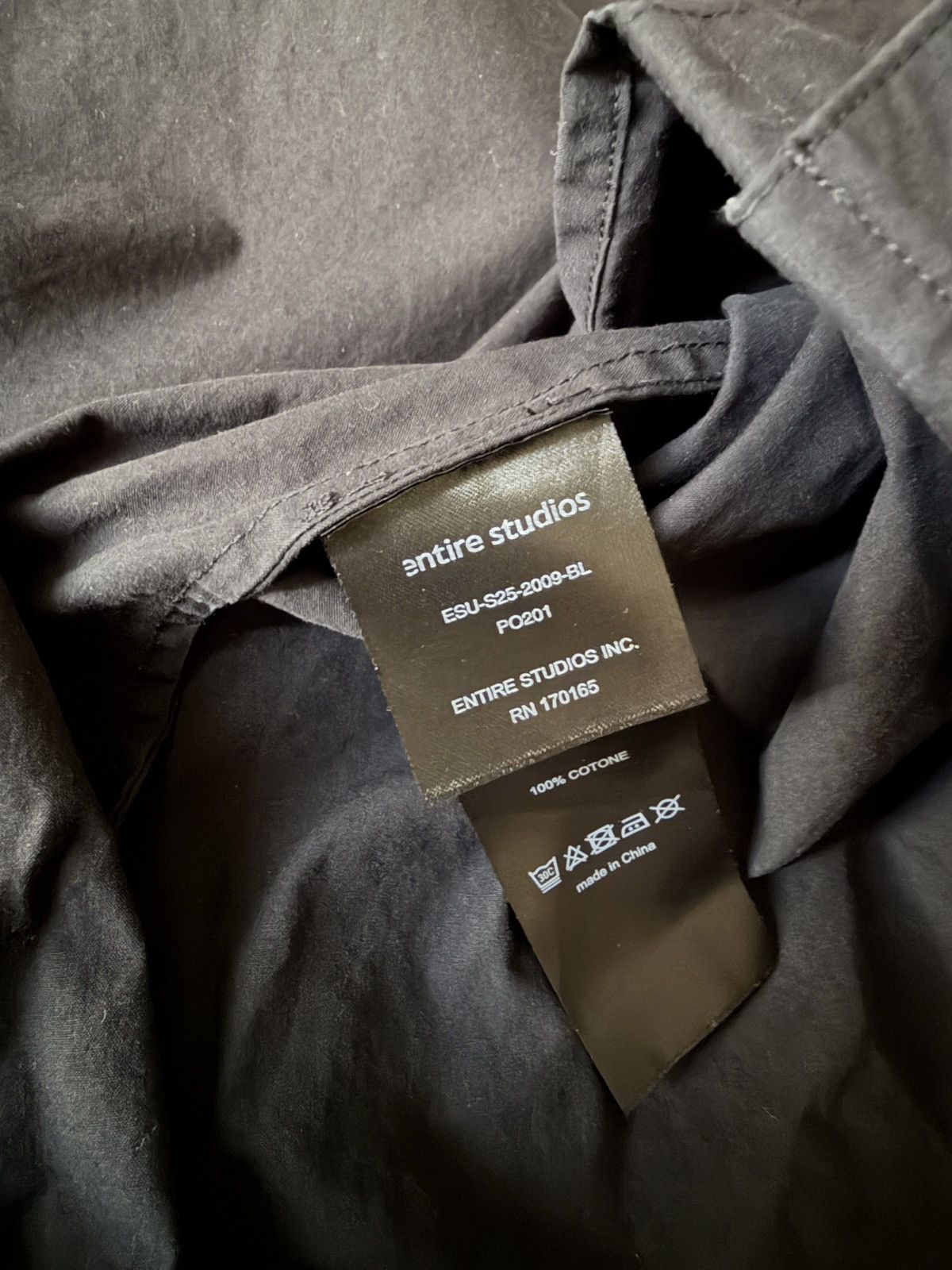 Entire Studios Entire Studios Giant Shirt Black Medium Size US M / EU 48-50 / 2 - 3 Thumbnail