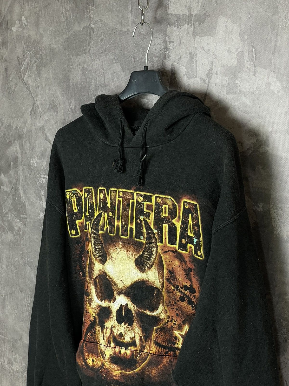 Band Tees × Vintage Vintage Pantera Unscarred Graphic Logo Print Black Hoodie Size US L / EU 52-54 / 3 - 7 Thumbnail