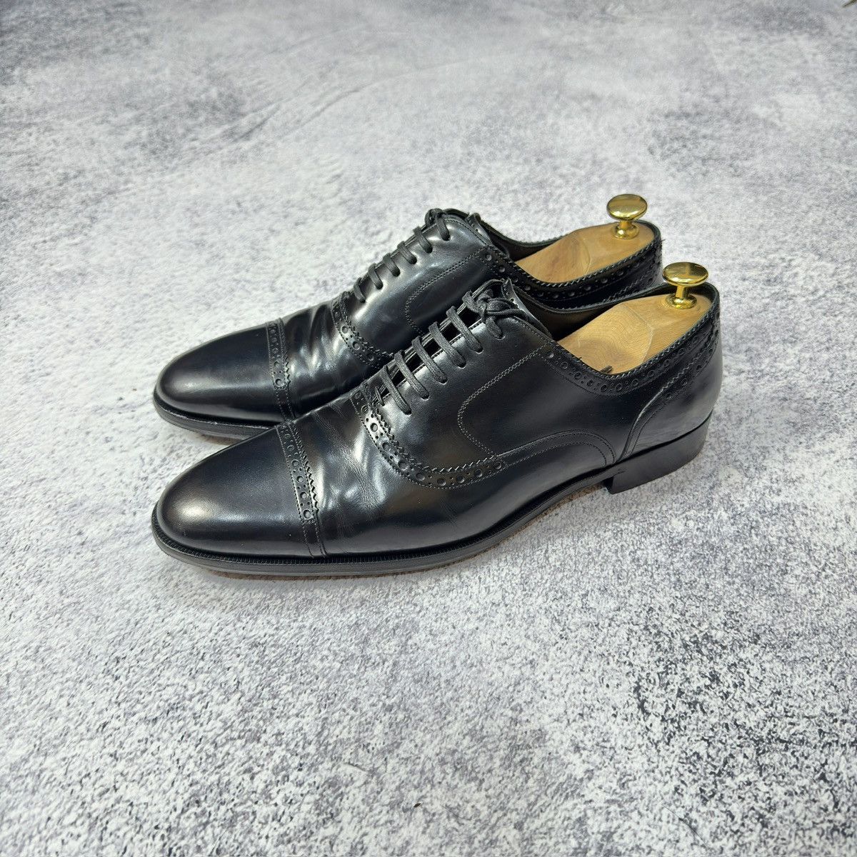 Dolce & Gabbana × Handmade D&G Mens Black Oxfords Brogues US9.5 UK8.5 EU42.5 27.5cm Size US 9.5 / EU 42-43 - 1 Thumbnail