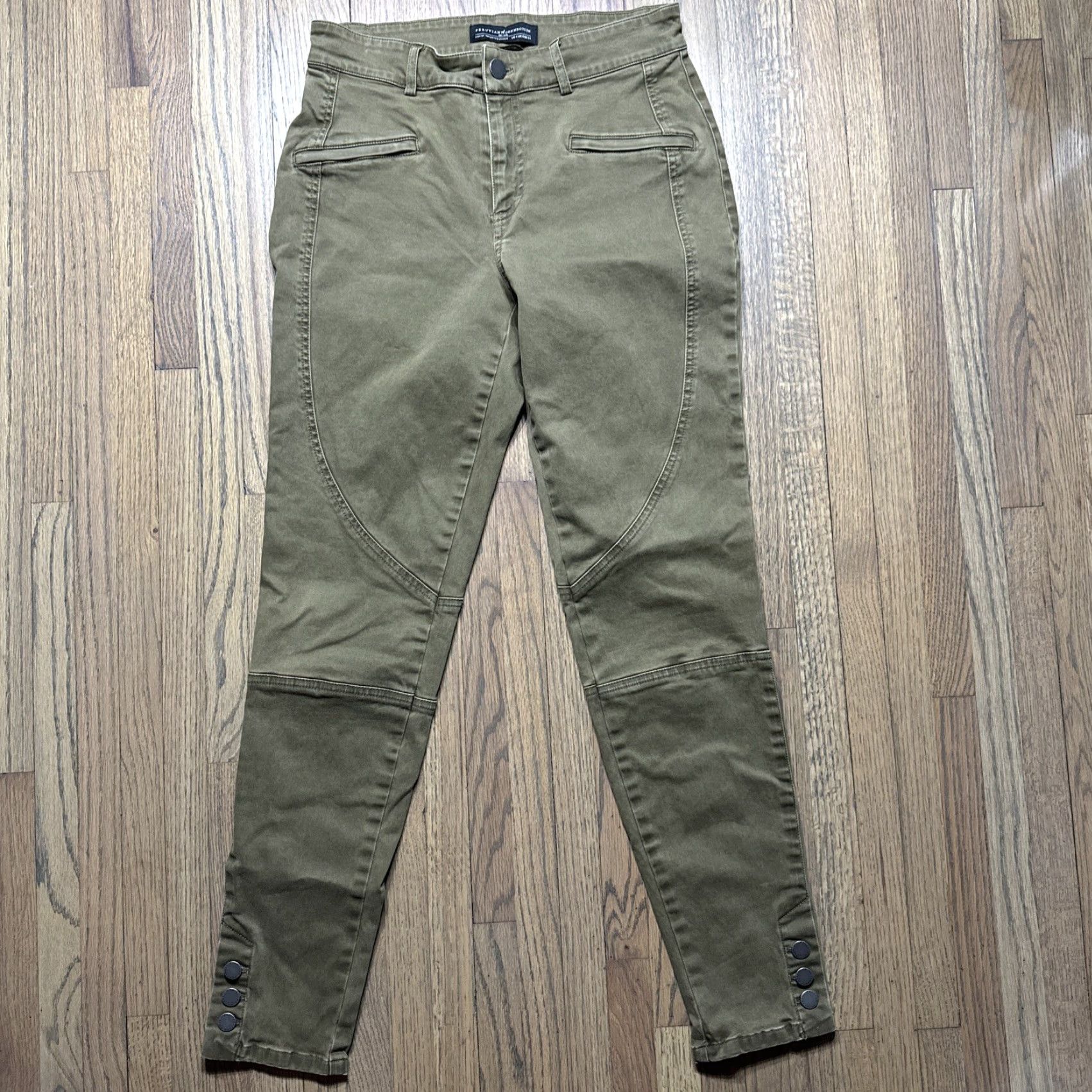 Vintage Peruvian Connection Trousers Women's Size 4 Brown Ankle Motorcycle Equestrian Pant Size 27" / US 4 / IT 40 - 2 Thumbnail