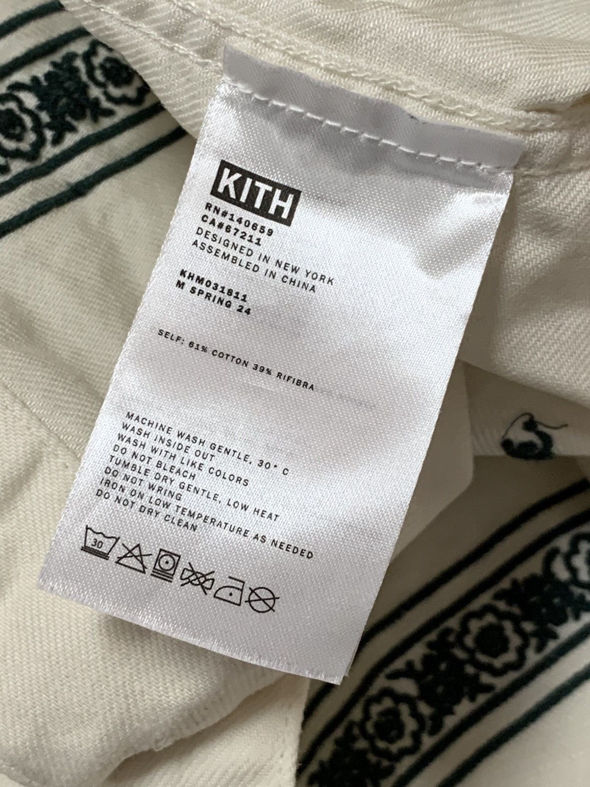 Kith KITH Embroidered white denim shirt Size US XL / EU 56 / 4 - 8 Thumbnail