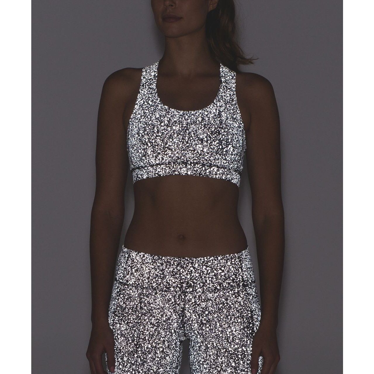 Lululemon lululemon Womens Bra Sz 2 All Sport Splatter Reflective Size ONE SIZE - 5 Thumbnail