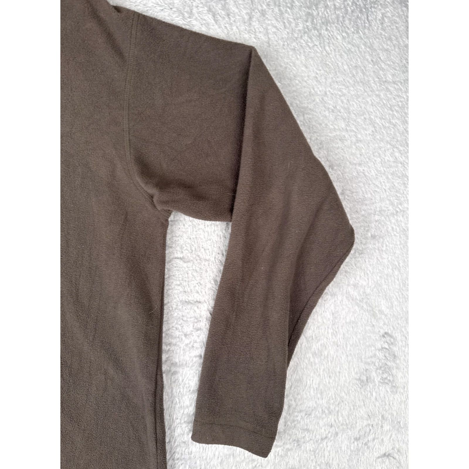 Vintage Cabela's Fleece Pullover Mens M Brown 1/4 Zip Mock Neck Outdoor Hiking Shirt Sweater Casual Outdoor Mens Size US M / EU 48-50 / 2 - 2 Thumbnail