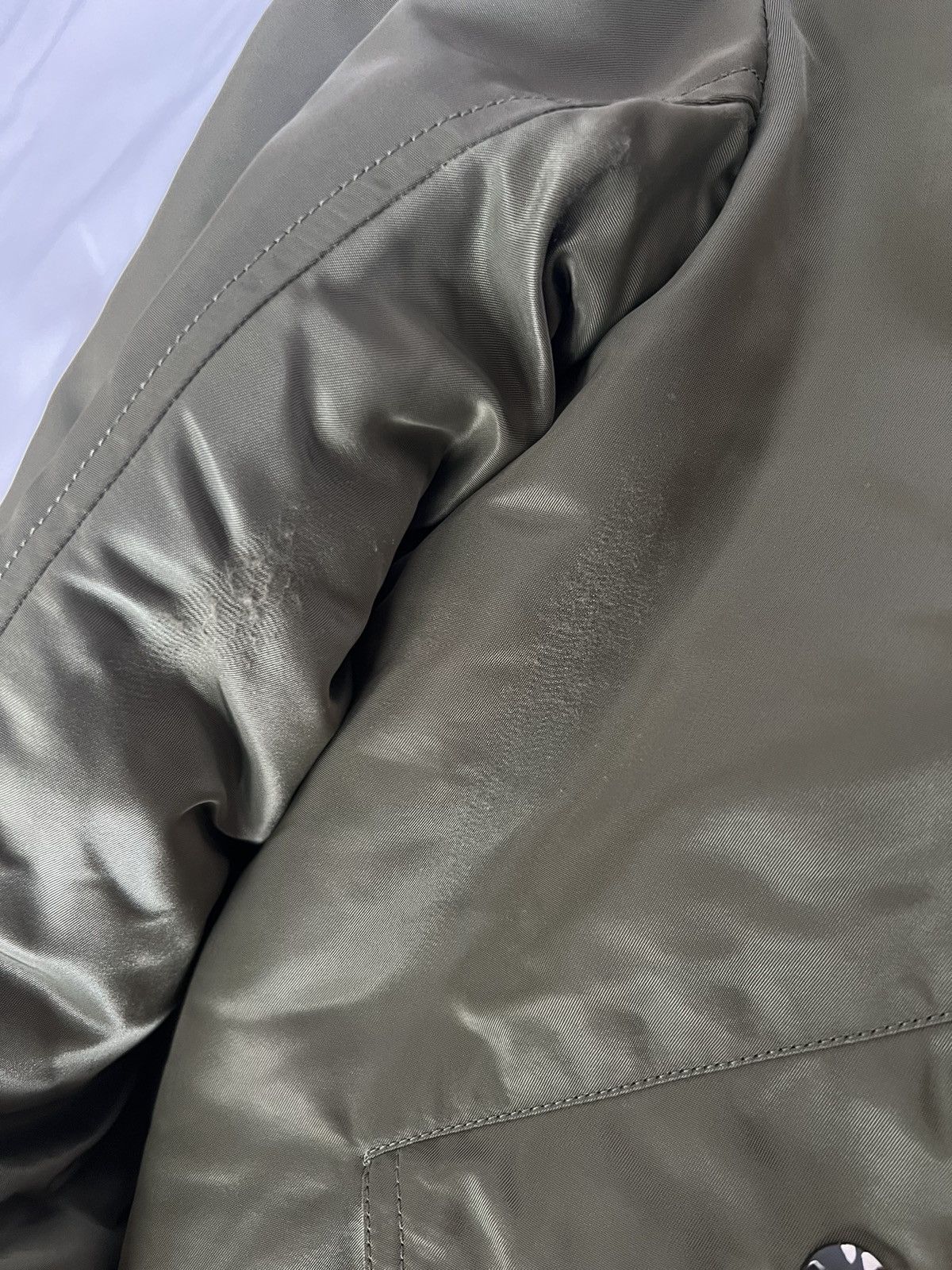 Saint Laurent Paris Saint Laurent FW15 Olive Bomber Jacket Sz. 50 Size US M / EU 48-50 / 2 - 7 Thumbnail