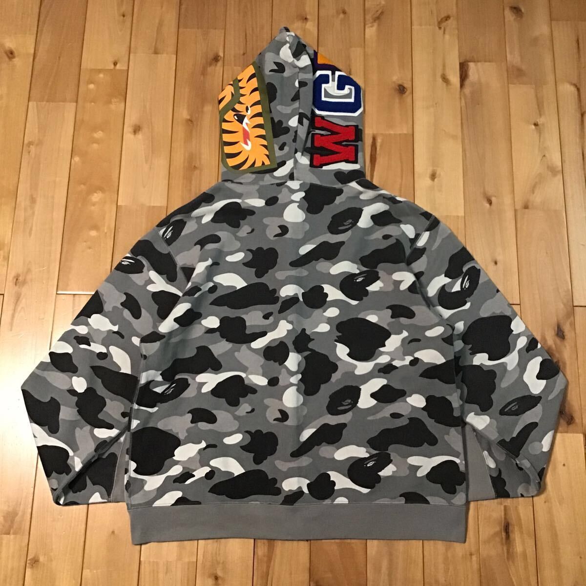 Bape × Nigo 🔥NFS limited🔥 BAPE camo shark full zip hoodie APE NIGO Size US M / EU 48-50 / 2 - 2 Thumbnail