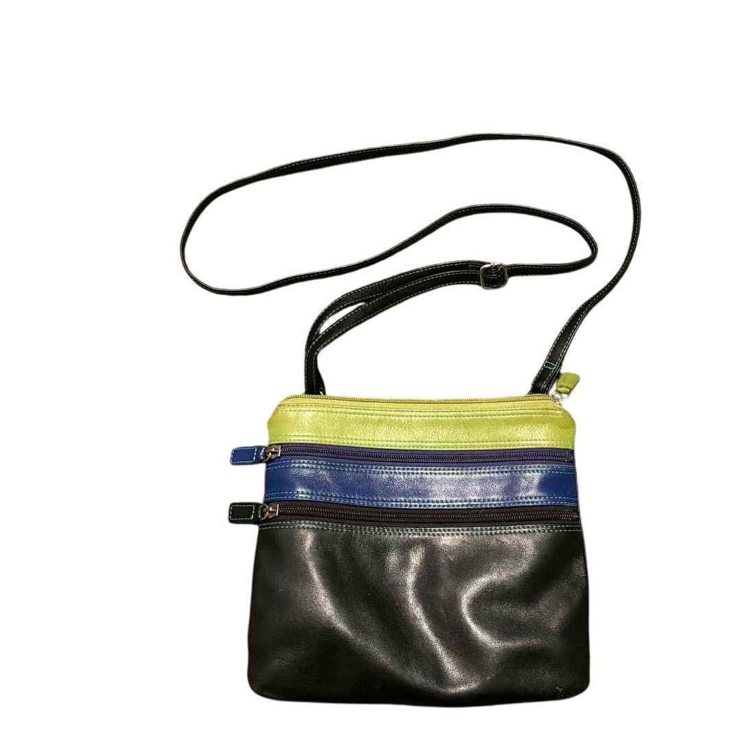 Other Y2K BelArno Genuine Leather Colorblock Crossbody Bag Size ONE SIZE - 1 Thumbnail