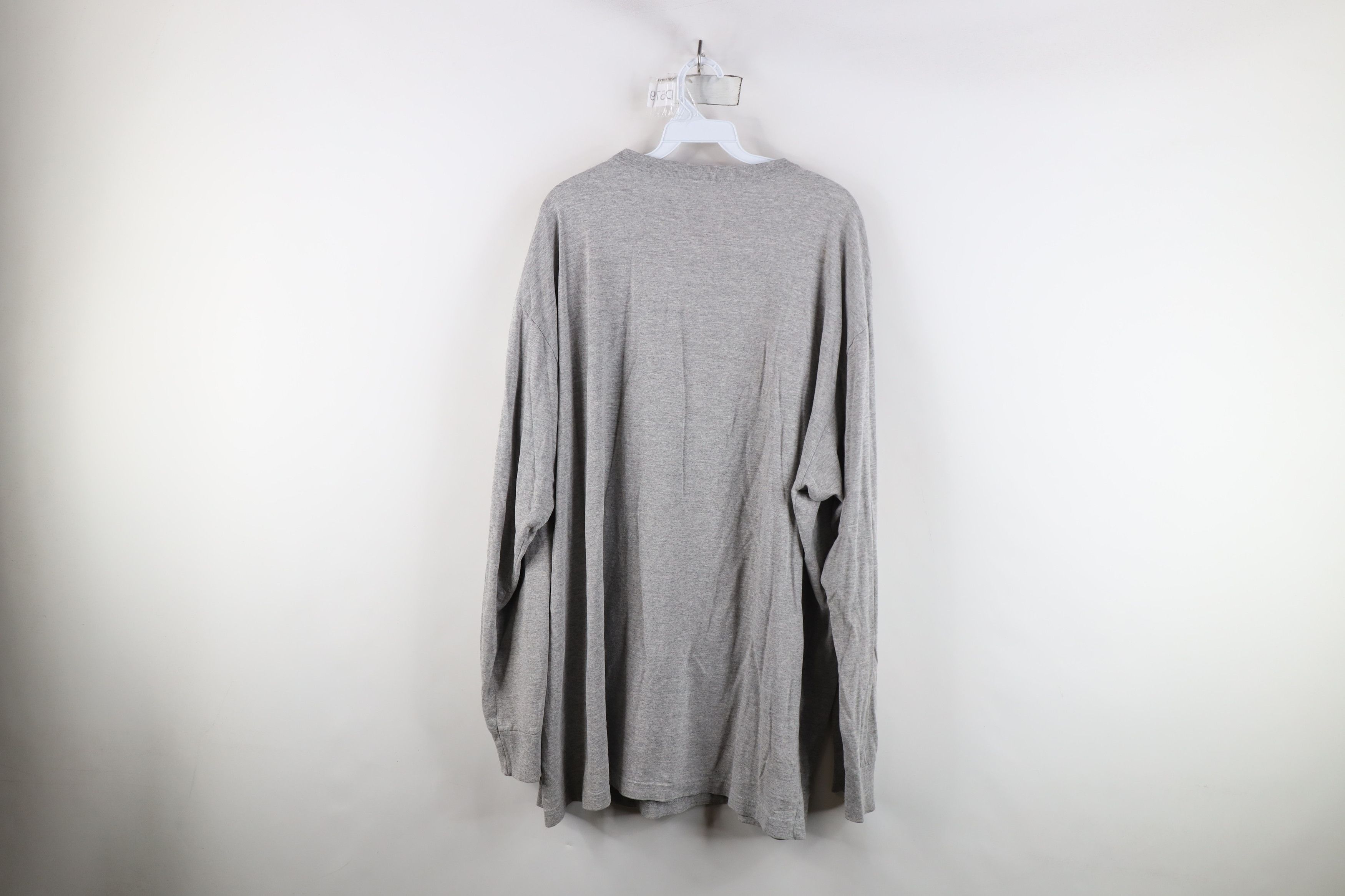 Ralph Lauren × Vintage Vintage 90s Ralph Lauren Spell Out Long Sleeve T-Shirt Gray Size US XL / EU 56 / 4 - 12 Thumbnail
