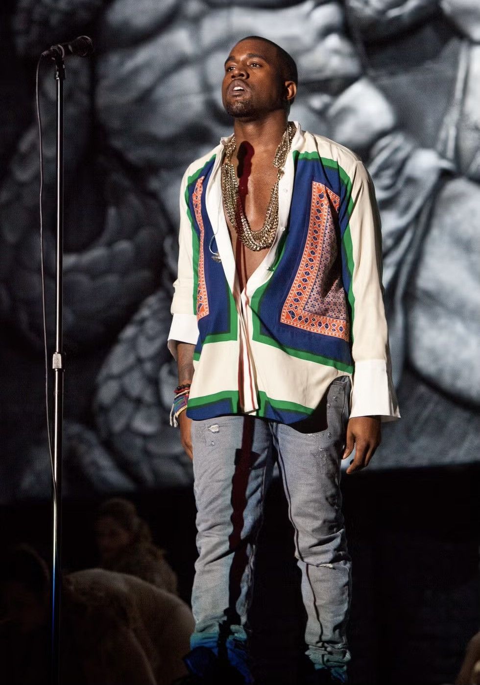 Balmain BALMAIN Decarnin FW 2011 Distressed Biker Denim Jeans Kanye Size US 30 / EU 46 - 1 Thumbnail