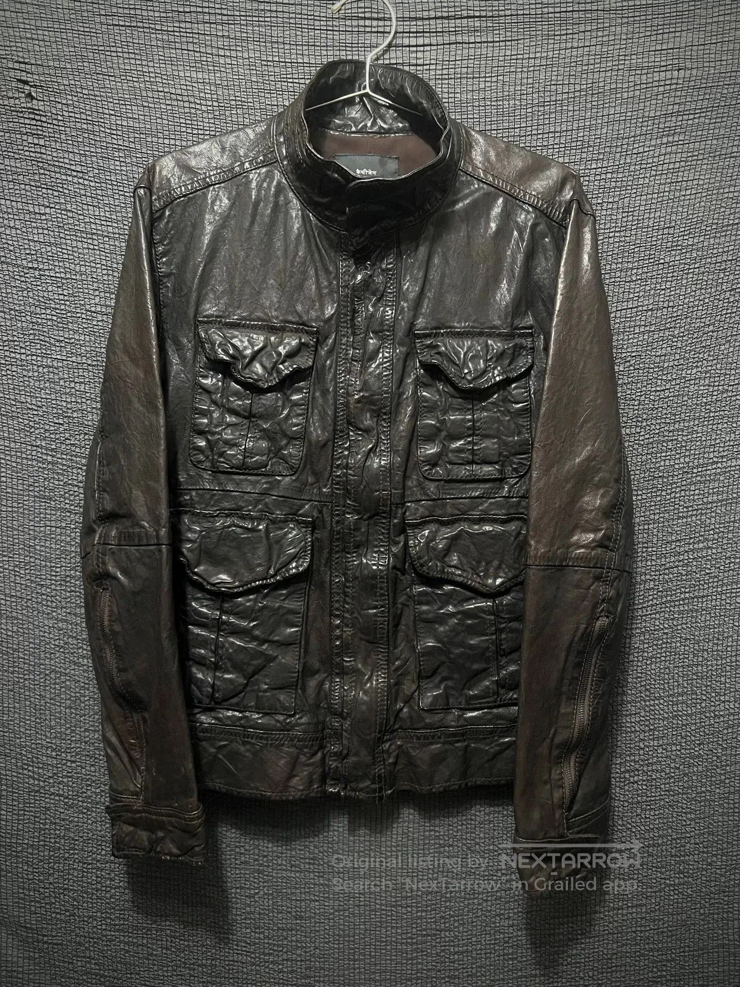 14th Addiction × Japanese Brand Cathy Jane soft leather jacket