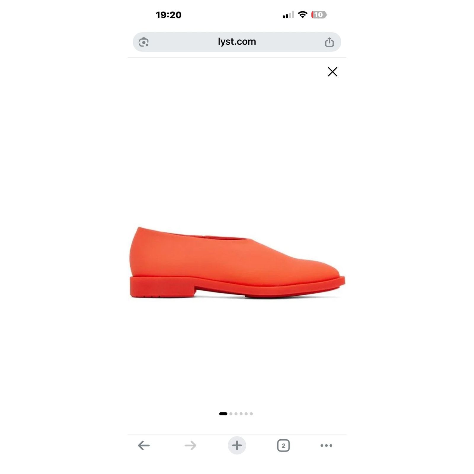 Ecco ECCO KOLLECTIVE X BIANCA SAUNDERS 35 ED MAGGOTY LOAFER ORANG Size US 4.5 / IT 34.5 - 5 Thumbnail