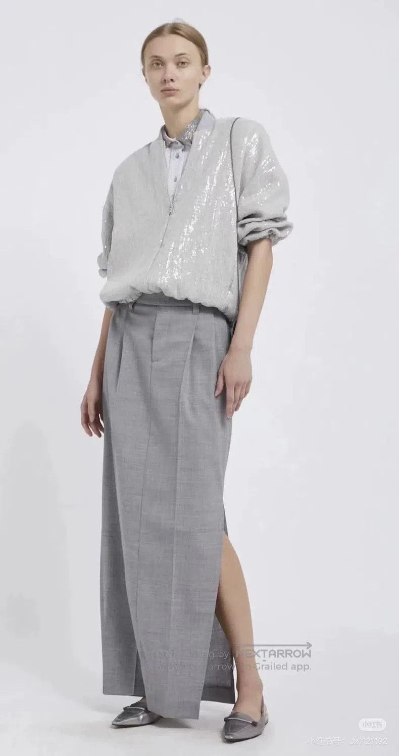 Brunello Cucinelli Brunello Cucinelli Linen Glitter Jacket Size XS / US 0-2 / IT 36-38 - 1 Thumbnail