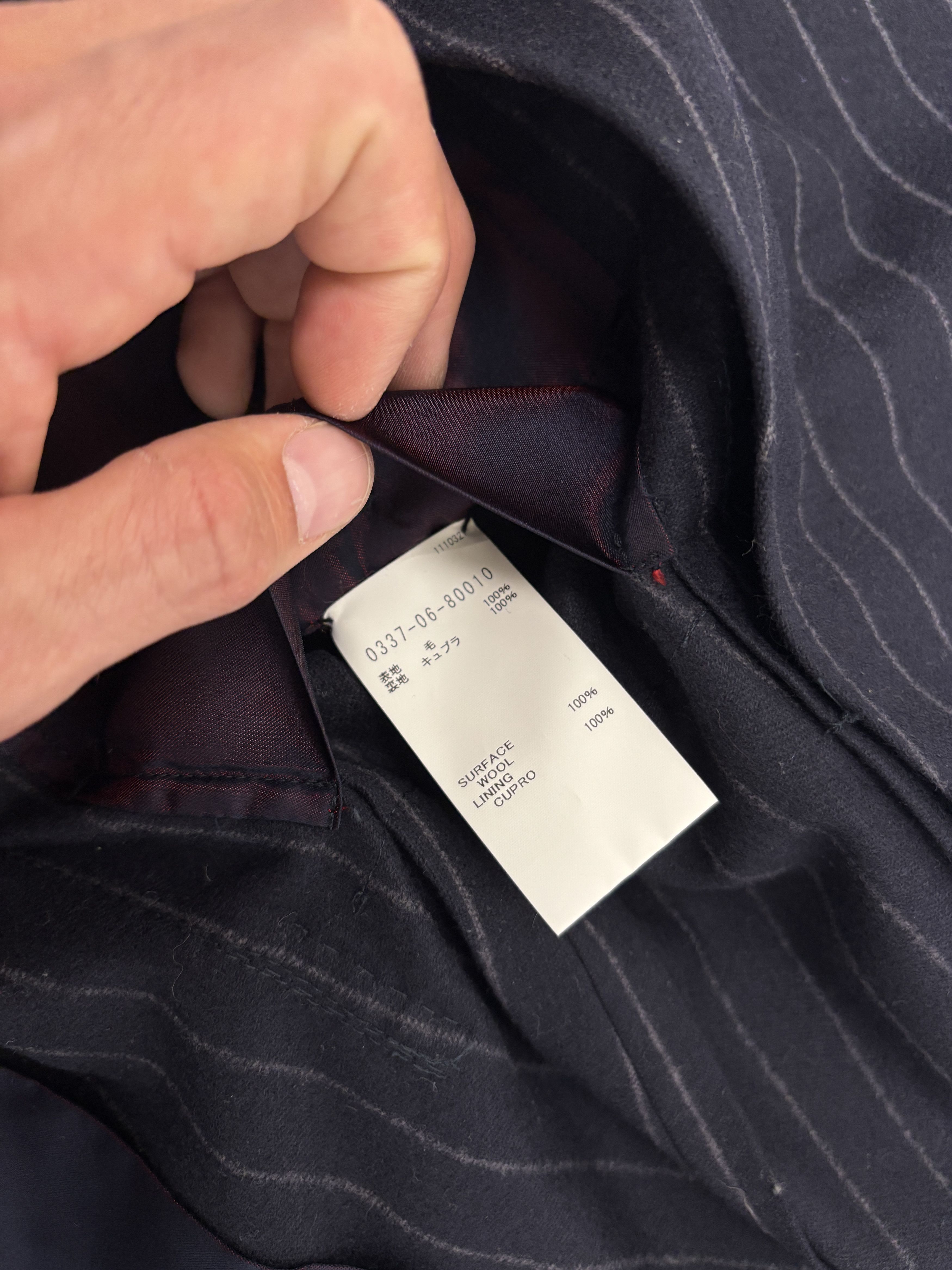 Japanese Brand Orbium DW Double Breasted Jacket Size 48R - 13 Thumbnail