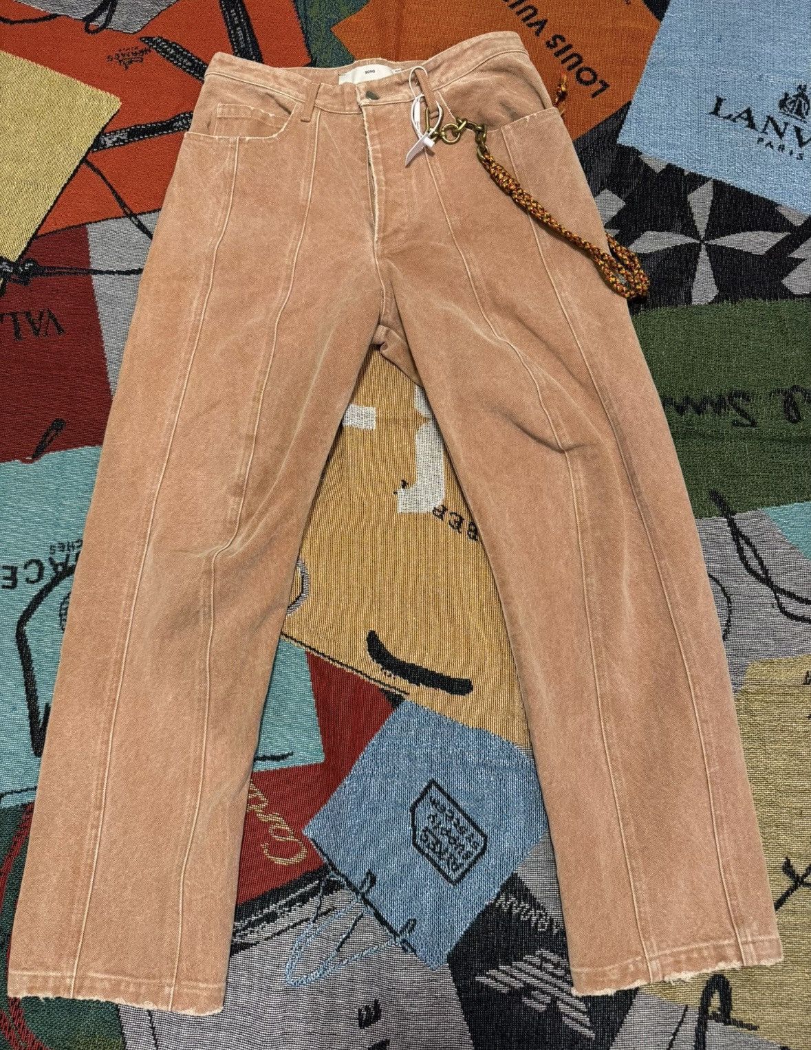 Song For The Mute Song for the mute Baggy Curved Jeans Size US 32 / EU 48 - 1 Thumbnail