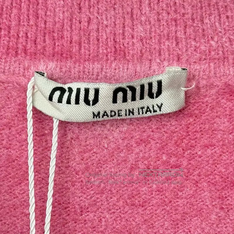 Miu Miu Miu Miu Pink Cotton Blend Women's Jacket . Size L / US 10 / IT 46 - 4 Thumbnail