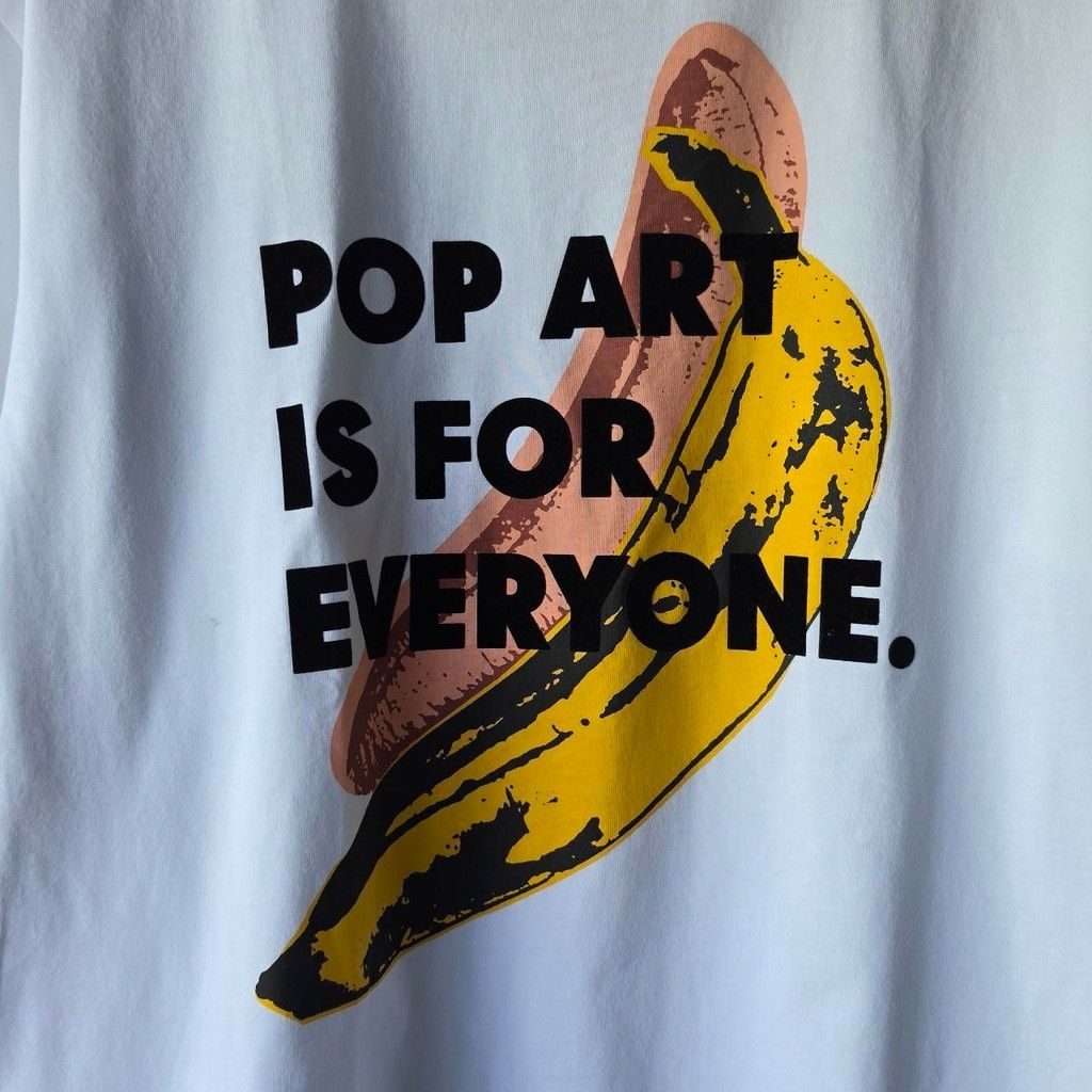 Uniqlo Uniqlo Andy Warhol Shirt Pop Art is for Everyone Banana M 21 Size US M / EU 48-50 / 2 - 2 Thumbnail