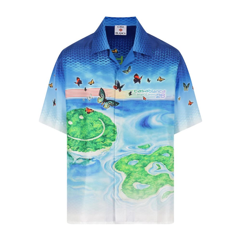Casablanca Casablanca BLUE Shirts Size US M / EU 48-50 / 2 - 1 Thumbnail