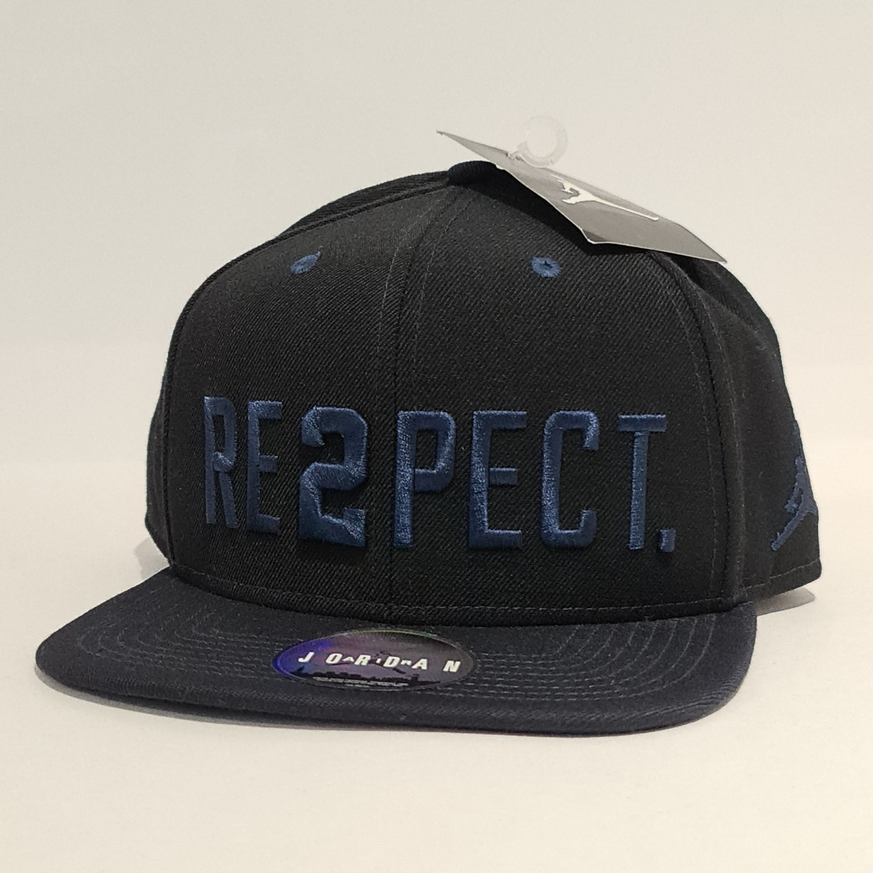 Jordan Brand Jordan Cap Snapback 'RE2PECT' Black/Navy Size ONE SIZE - 1 Thumbnail